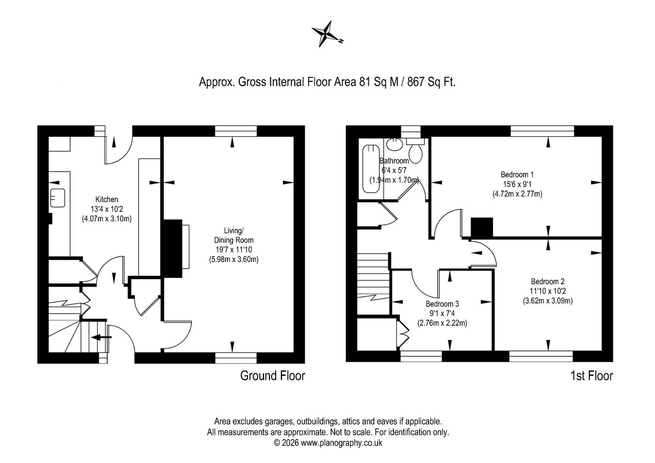 6, Buckie Road, Dalkeith floorplan