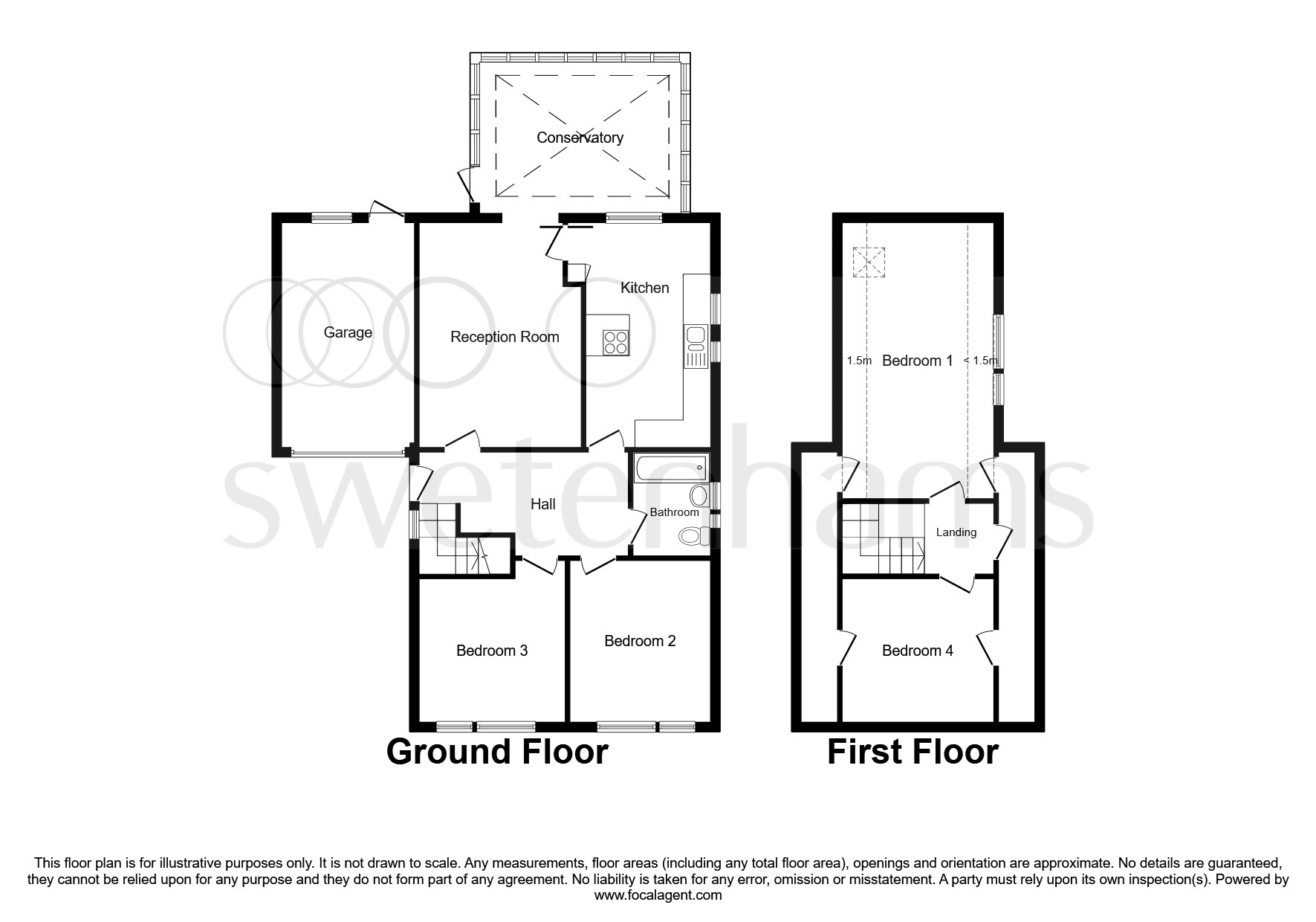 Coniston Drive, Frodsham WA6, 4 bedroom detached bungalow for sale