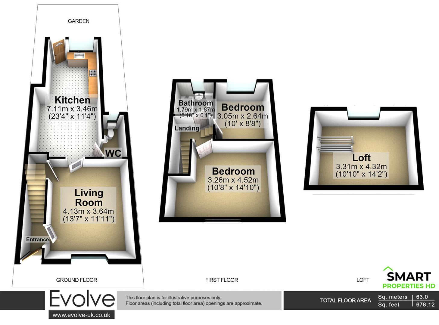 Riddings Road, Huddersfield floorplan