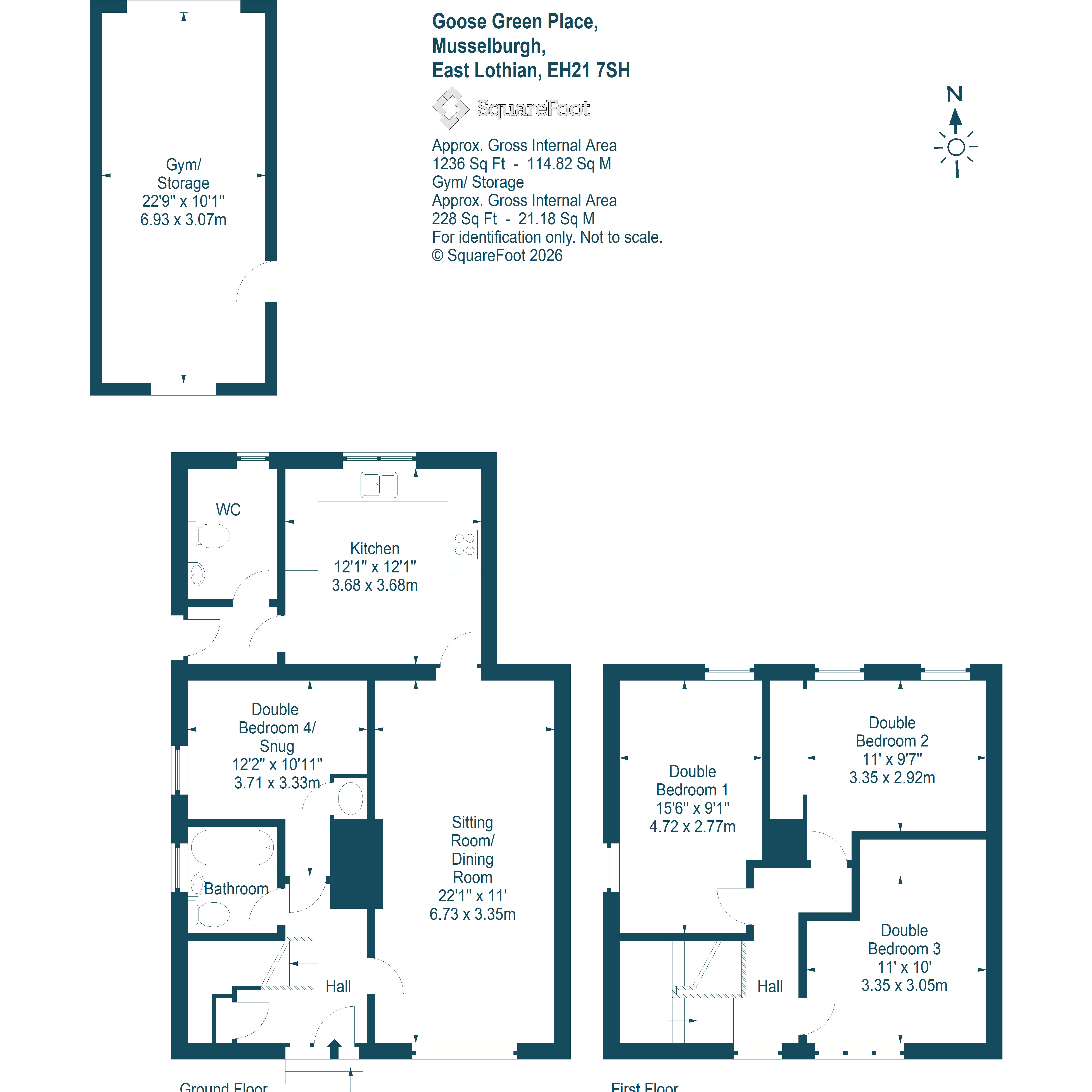 18, Goose Green Place, East Lothian floorplan