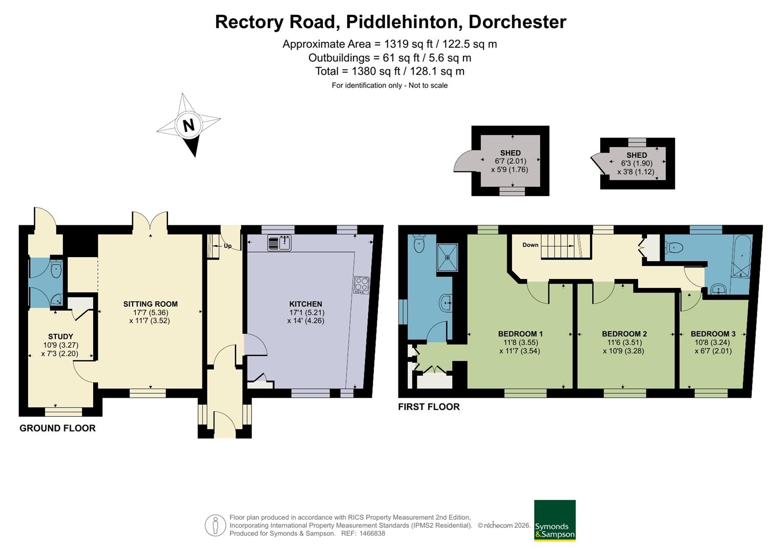 Lantern Cottage, 1, Rectory Road, Dorchester floorplan