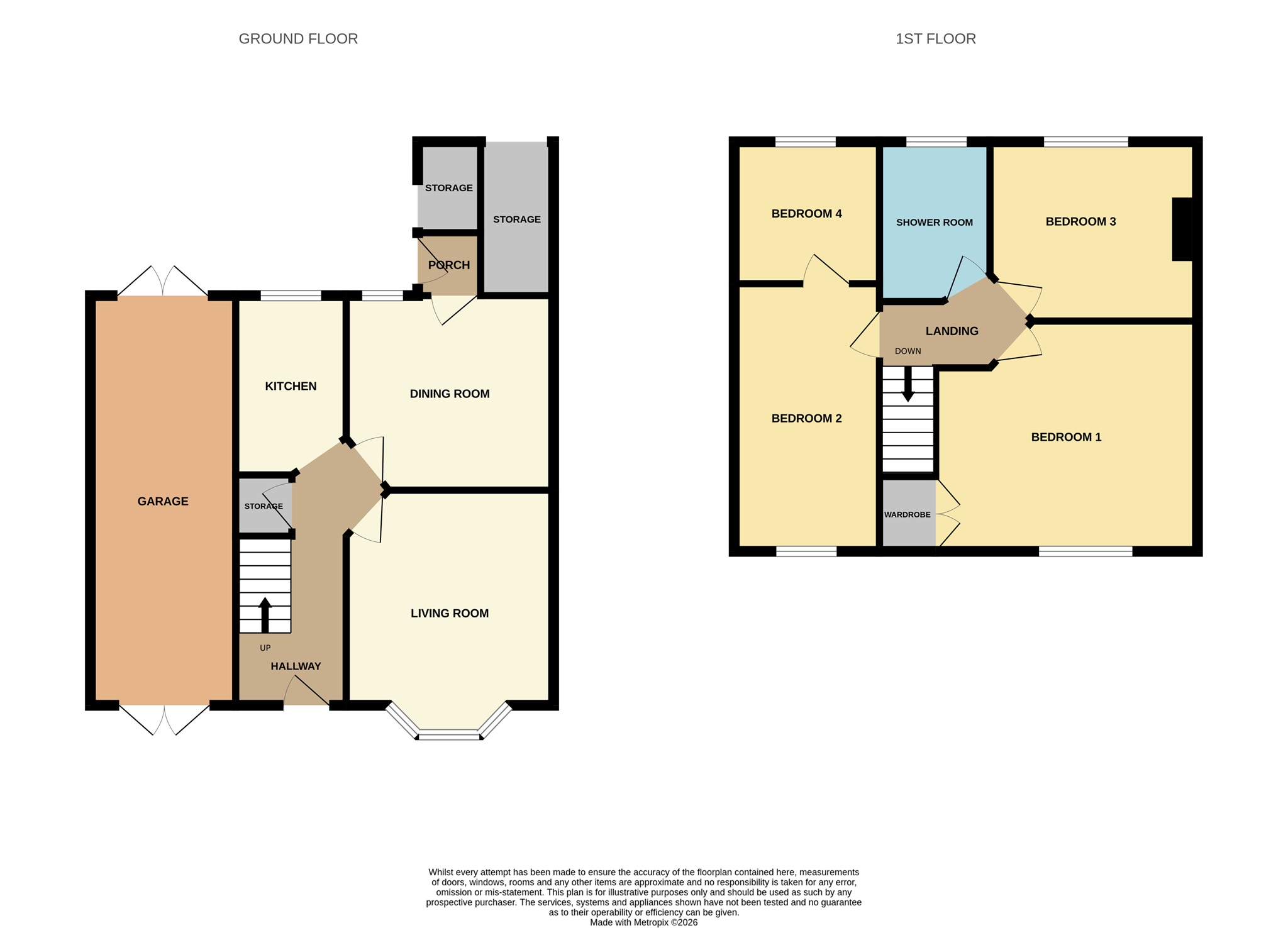206, Station Road, Kettering floorplan