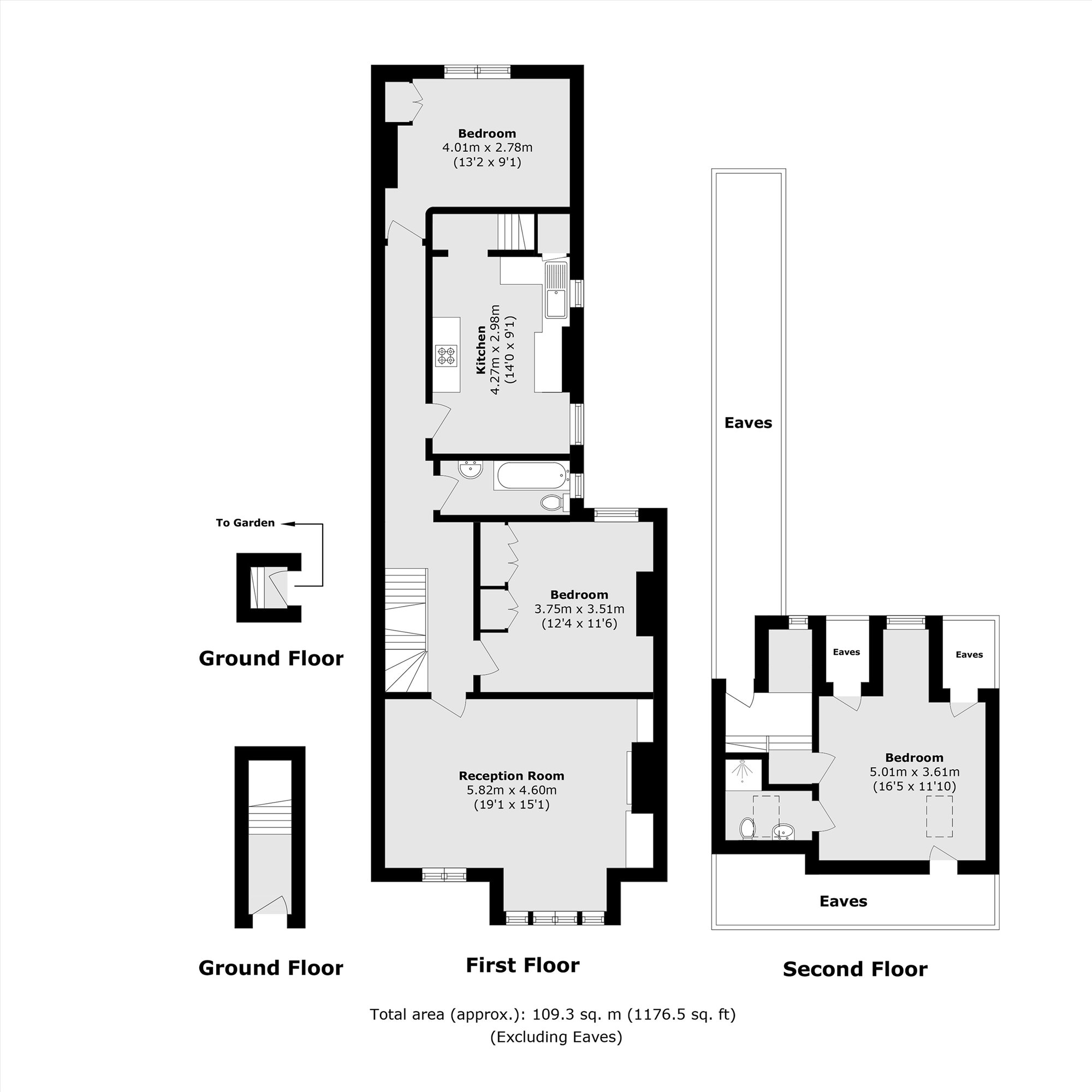 Tenham Avenue, Balham floorplan