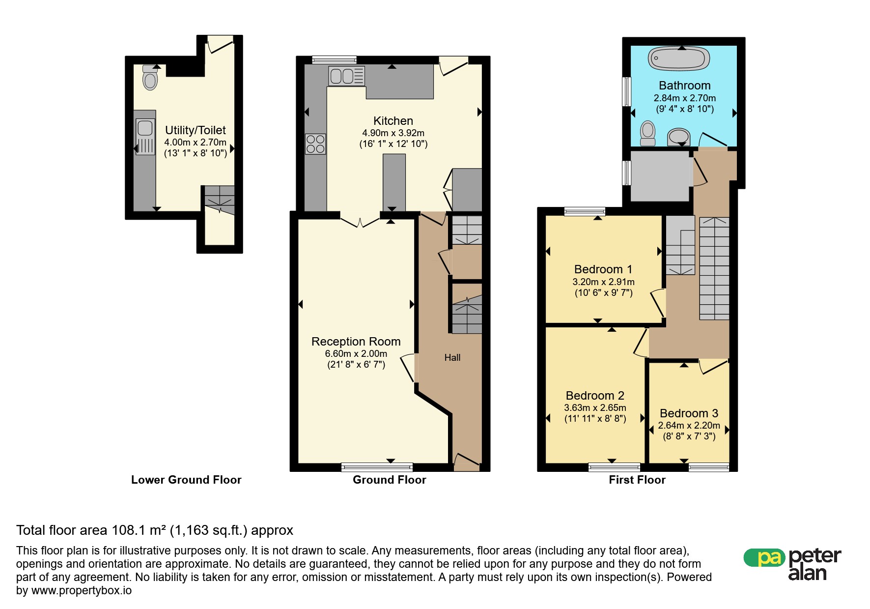 165, Robert Street, Pontypridd floorplan