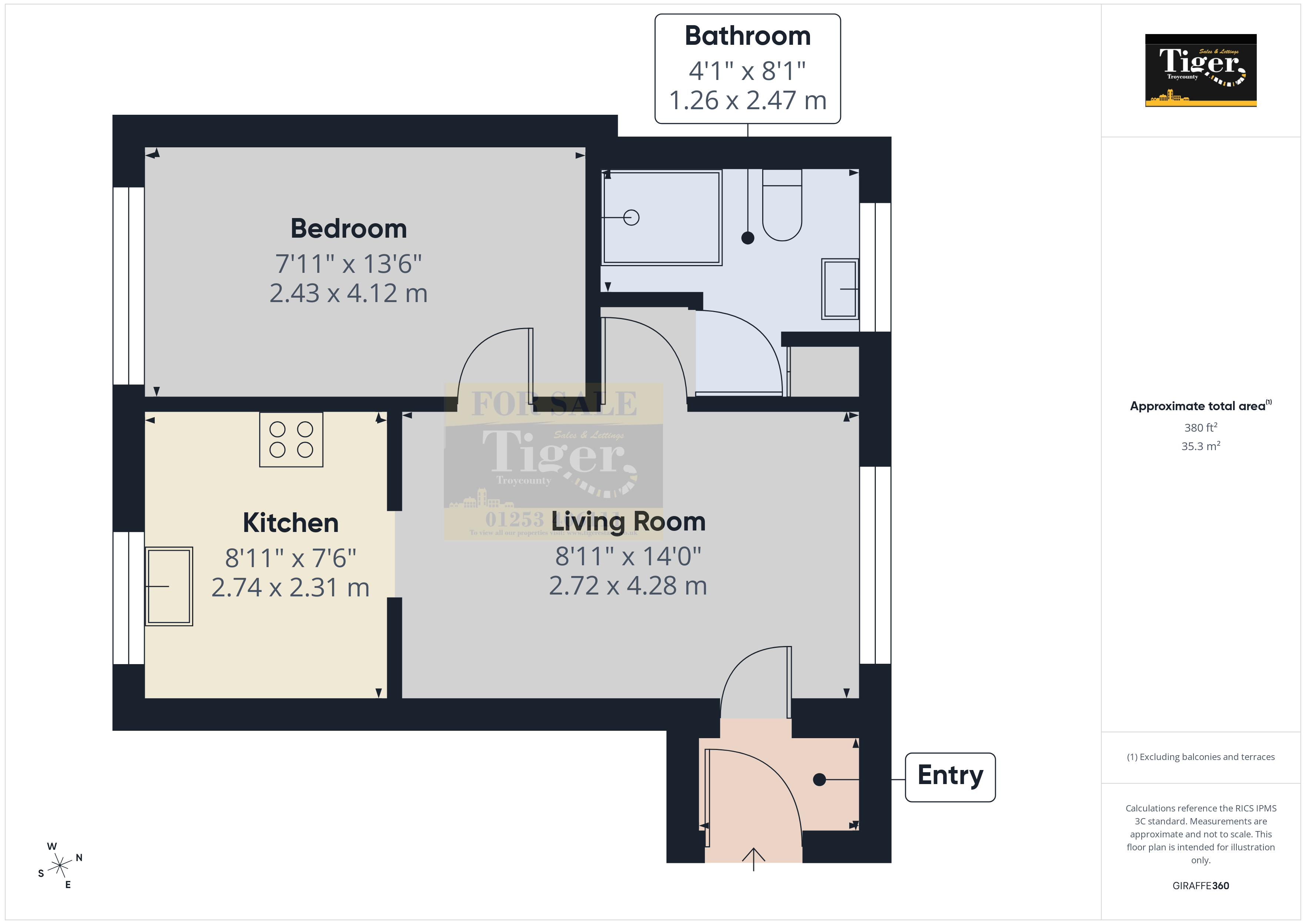 24 Cleves Court, Dalkeith Avenue, Blackpool floorplan