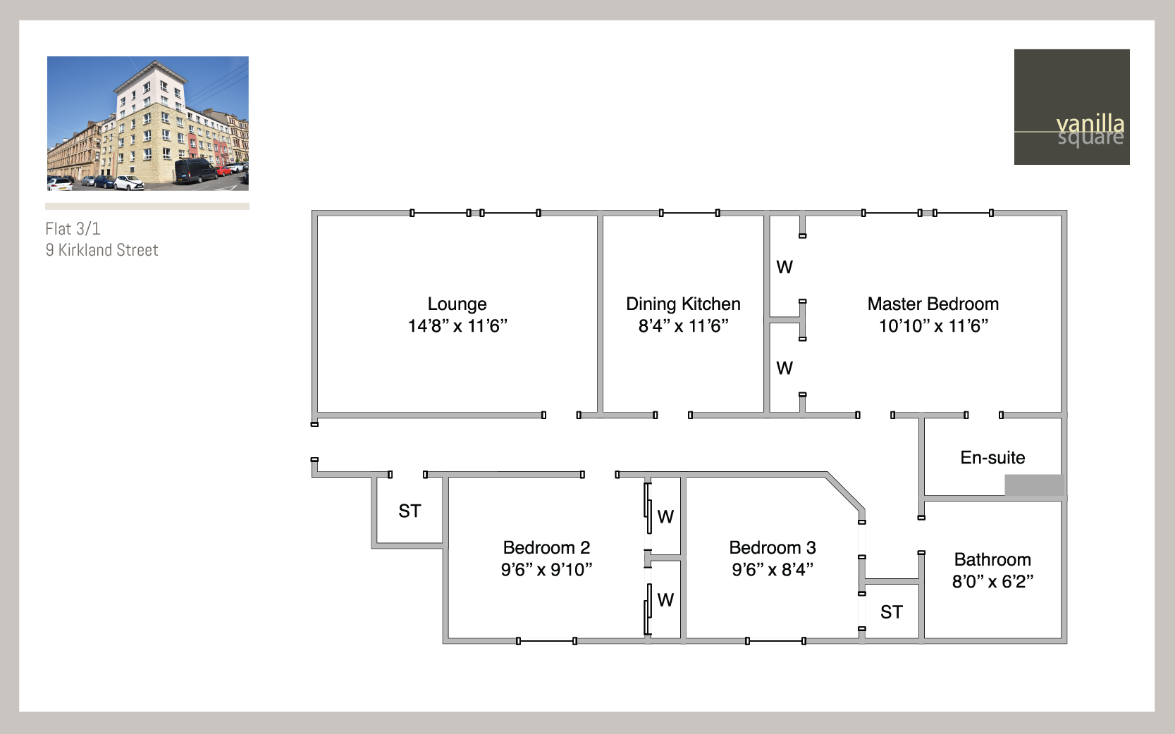 3 Bedrooms Flat for sale in Kirkland Street, Glasgow G20