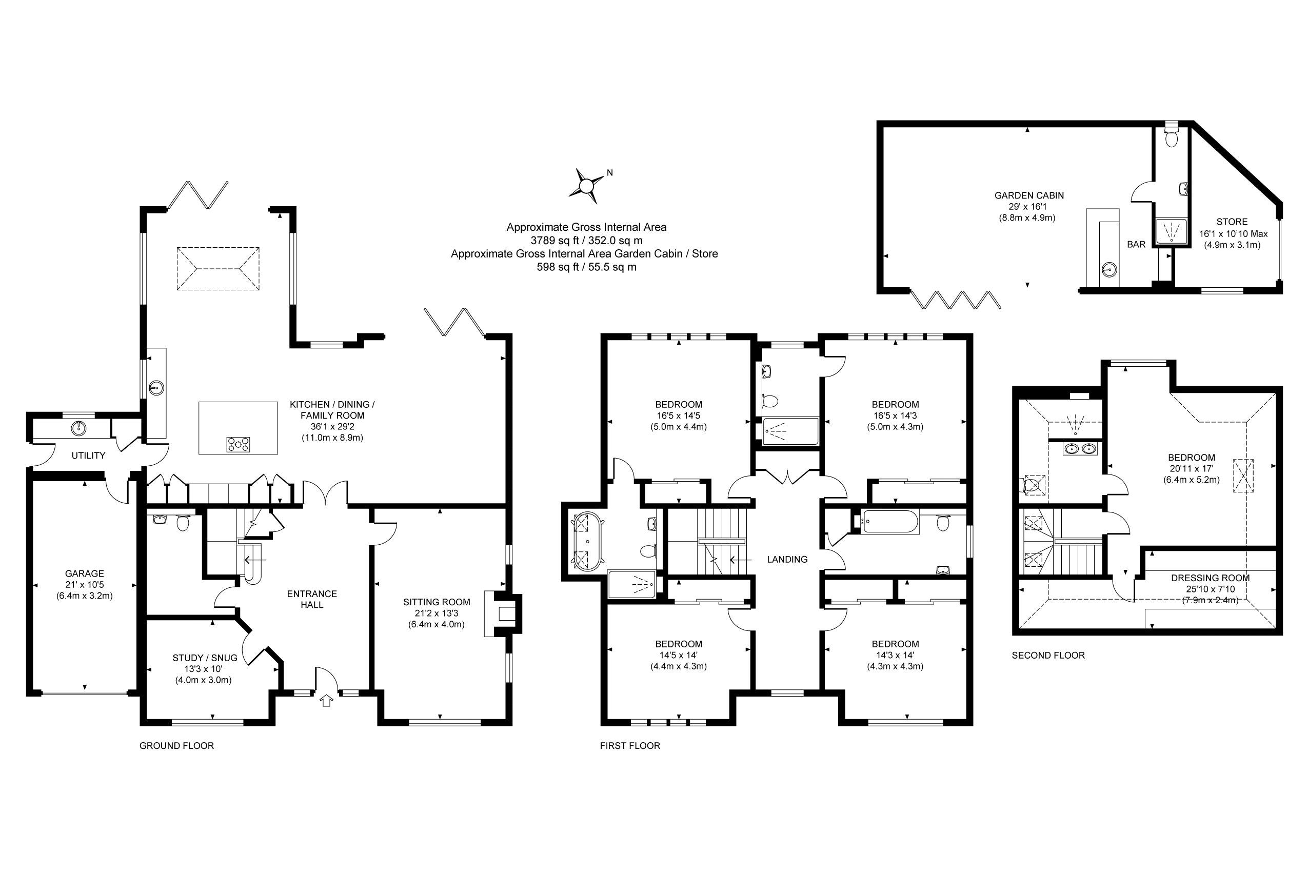 Forest Road, East Horsley, Leatherhead KT24, 5 bedroom detached house