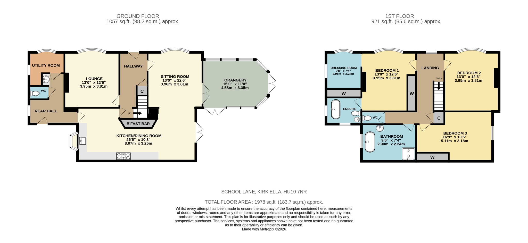 Downsway, School Lane, Hull floorplan