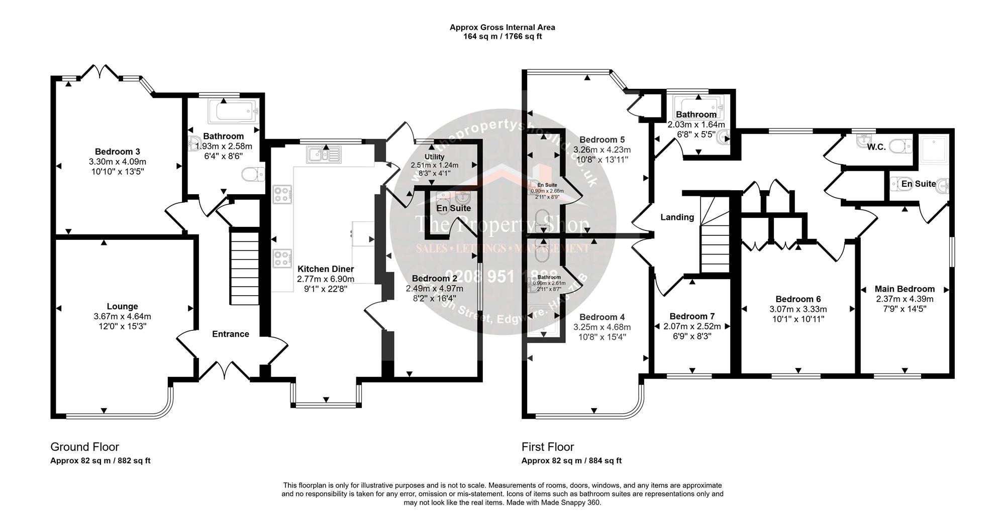 62, Kenilworth Road, Edgware floorplan