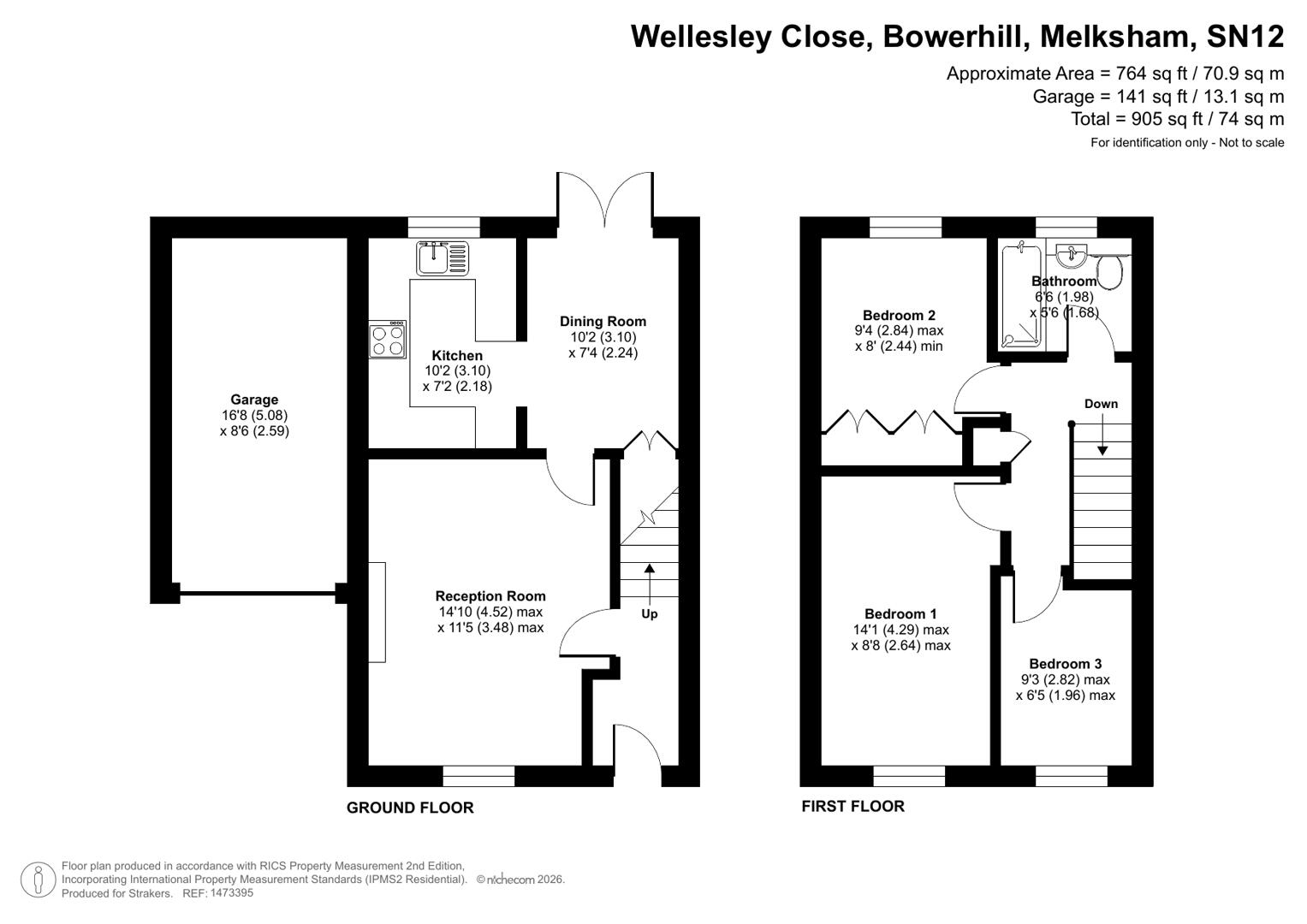 5, Wellesley Close, Melksham floorplan