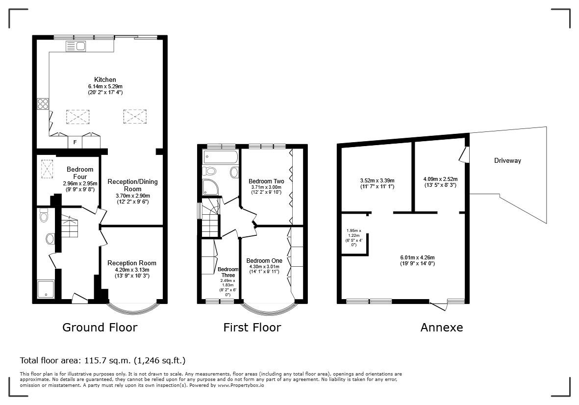 50, Millet Road, Greenford floorplan