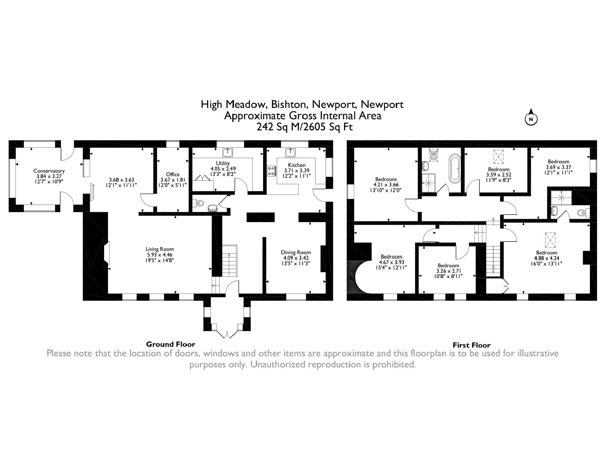 Bishton, Newport floorplan