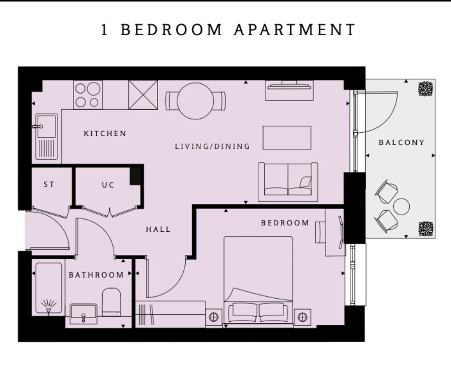 Brook Avenue, Wembley floorplan