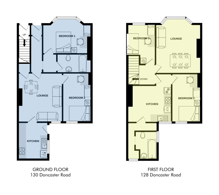 128, Doncaster Road, Newcastle floorplan