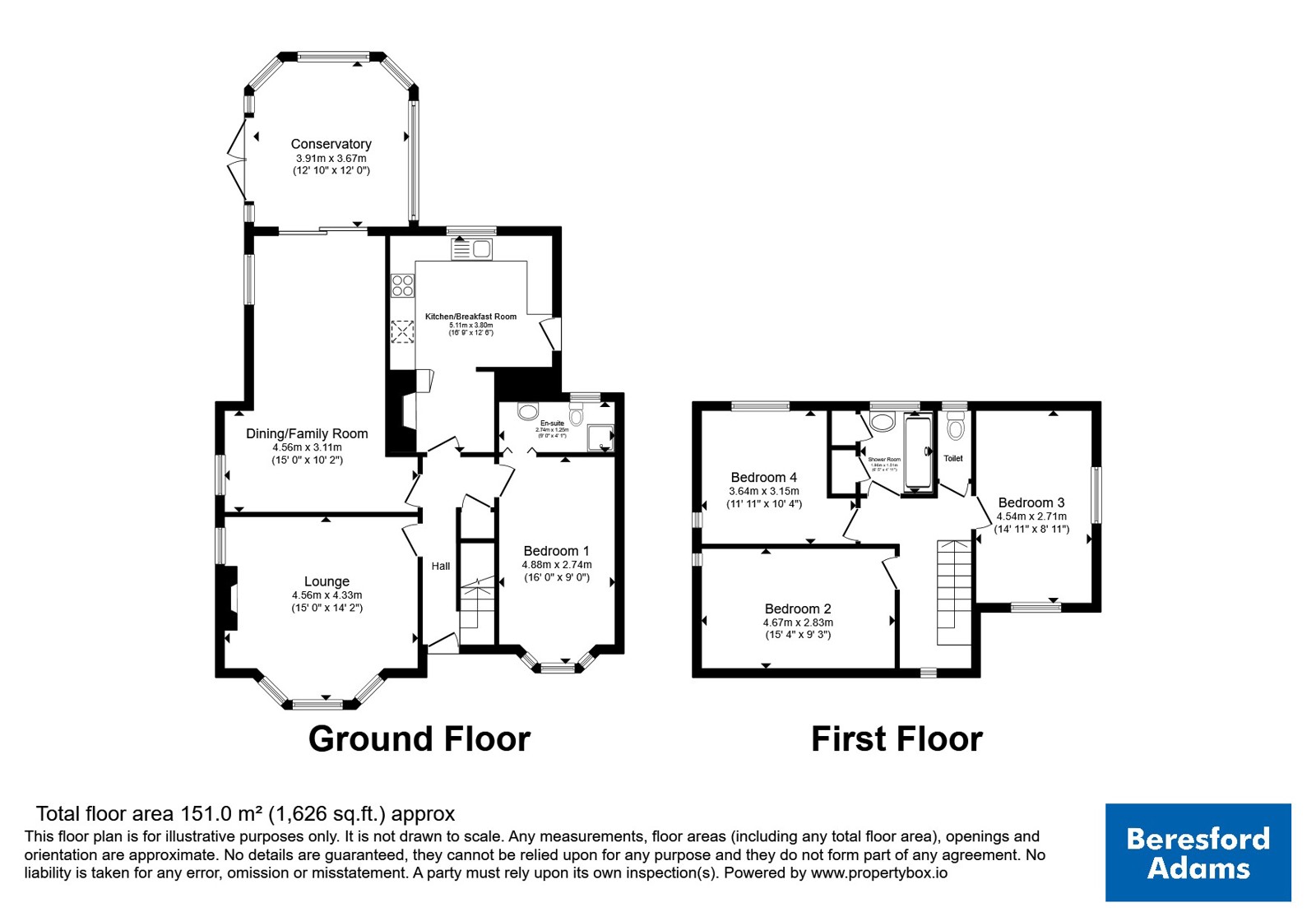6, Bridge Drive, Cheshire floorplan