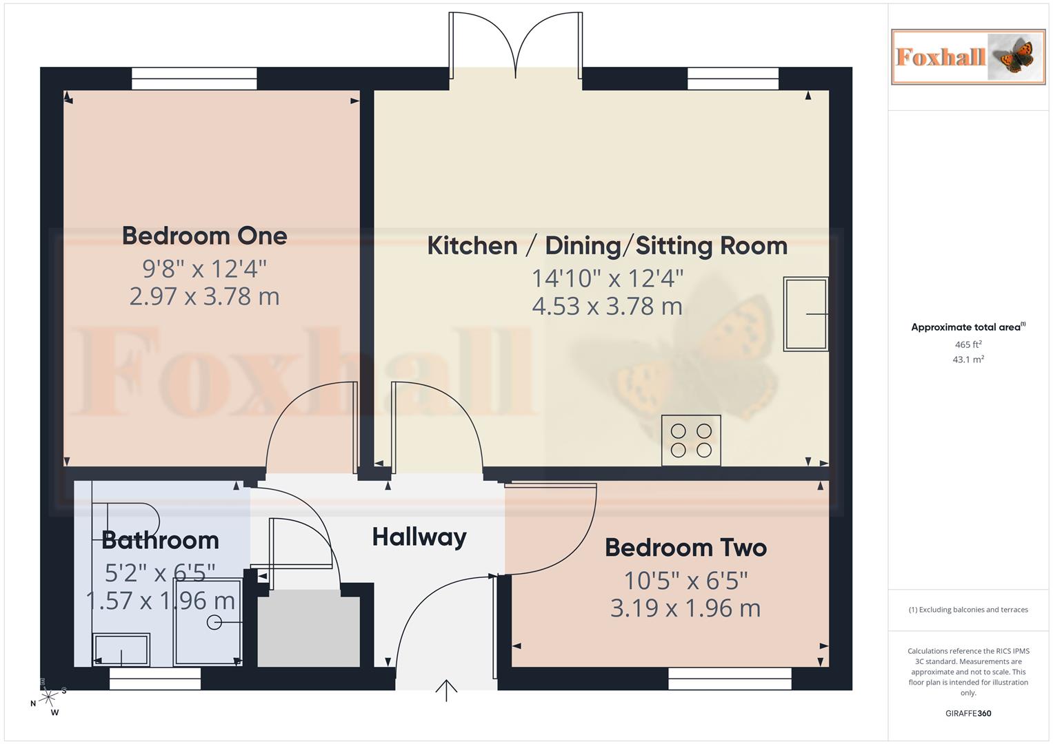 397, Foxhall Road, Ipswich floorplan