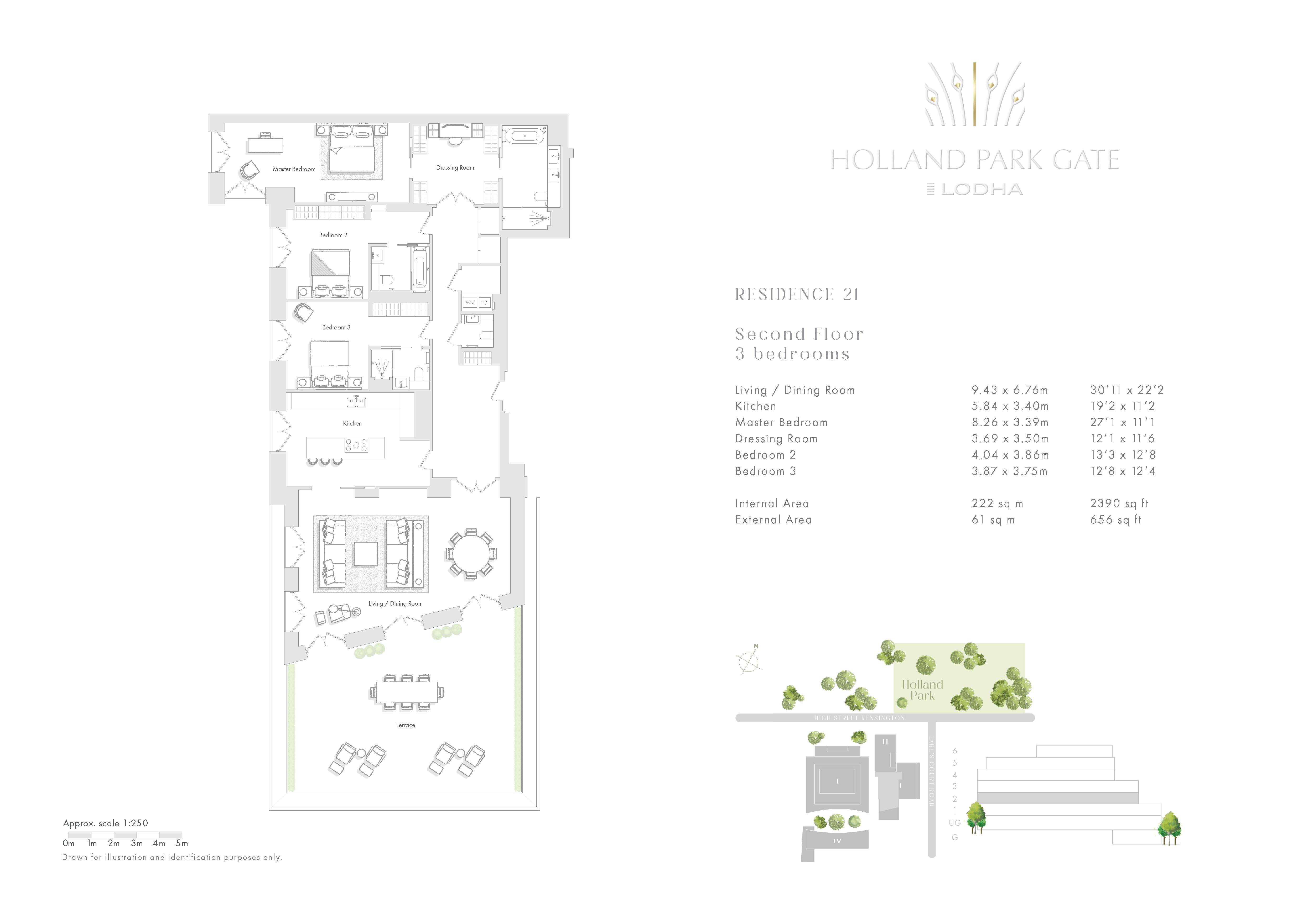 Residence 21,, Holland Park Gate, London floorplan