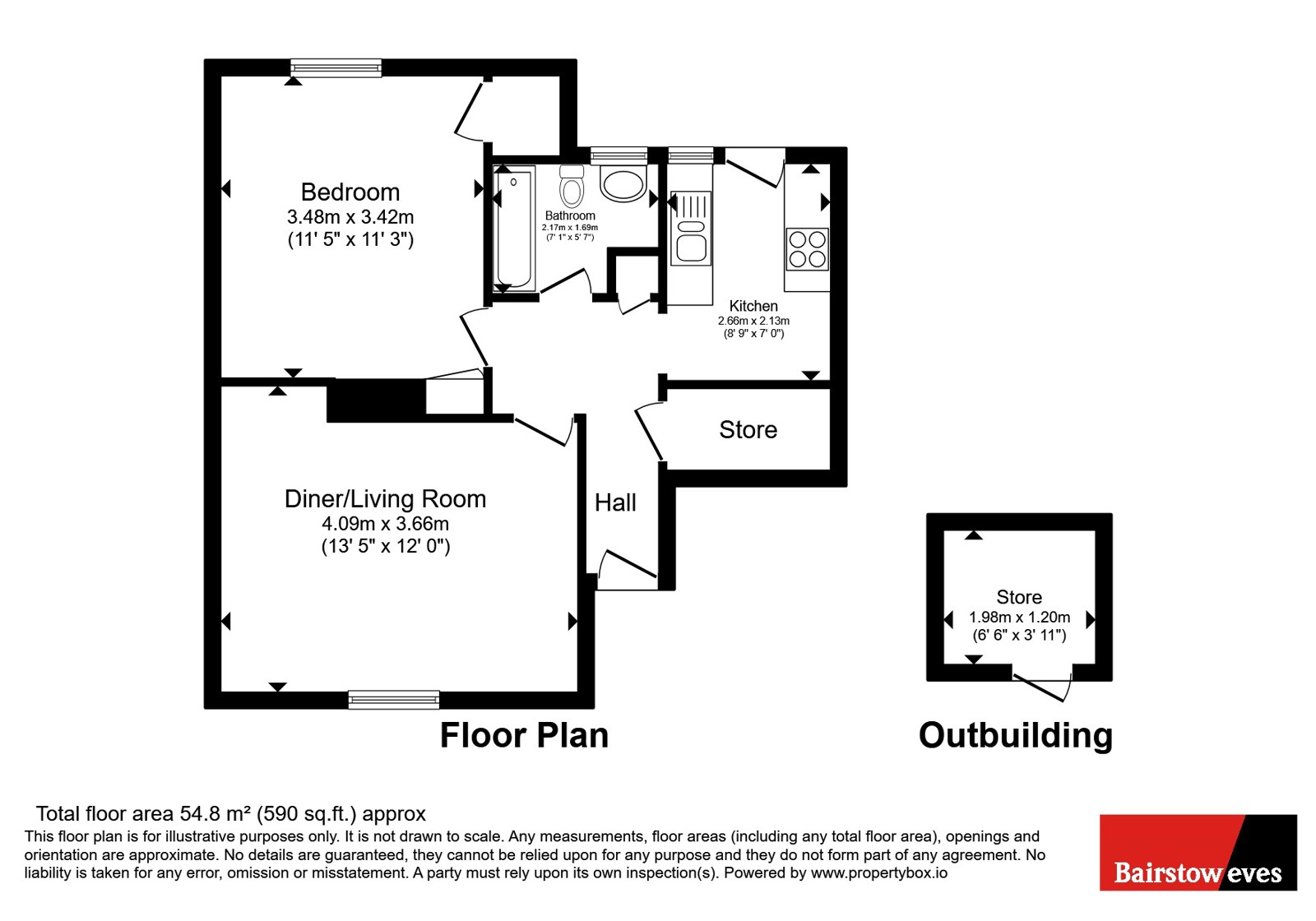13, Thurlby Close, Woodford Green floorplan