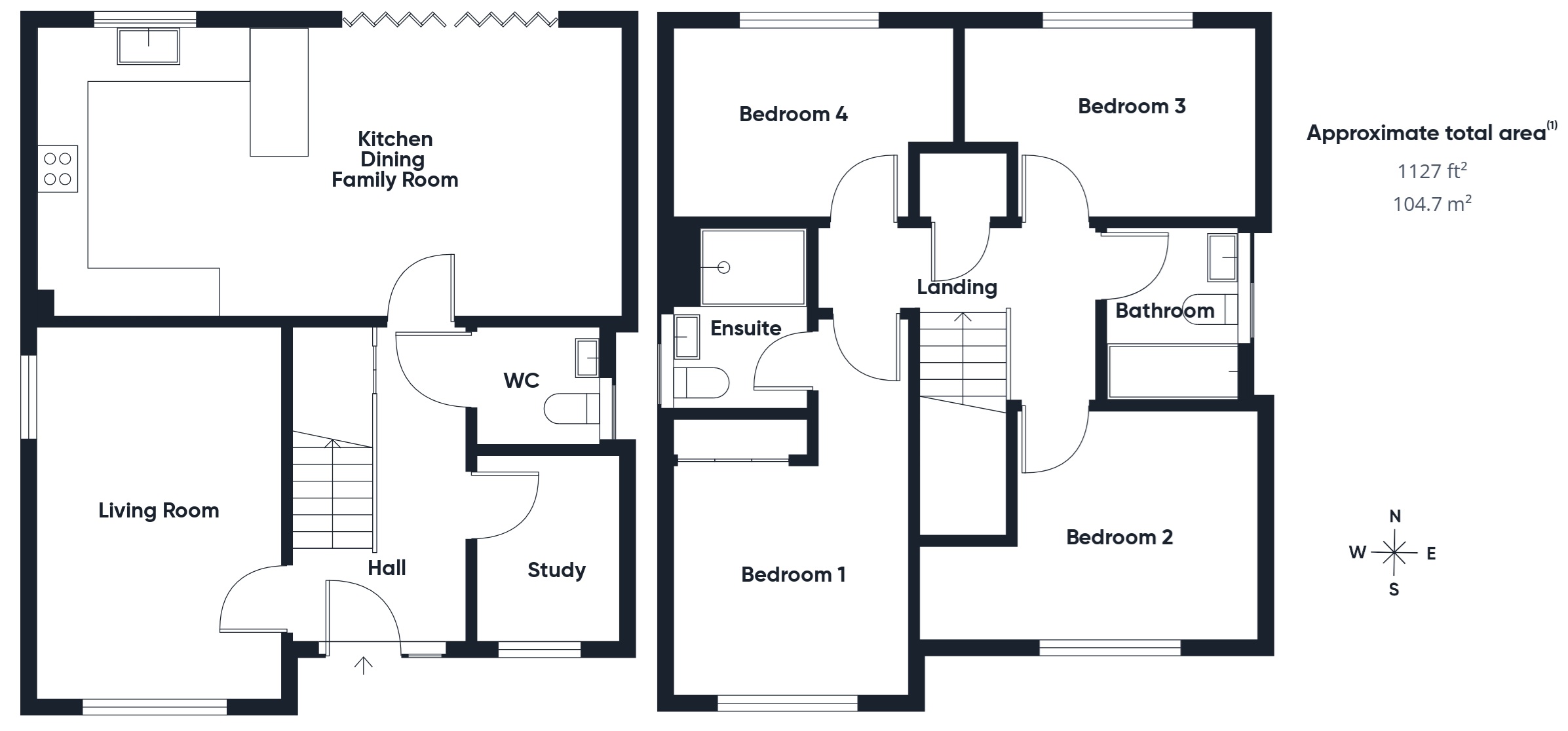 4, Lapwing Row, Bude floorplan