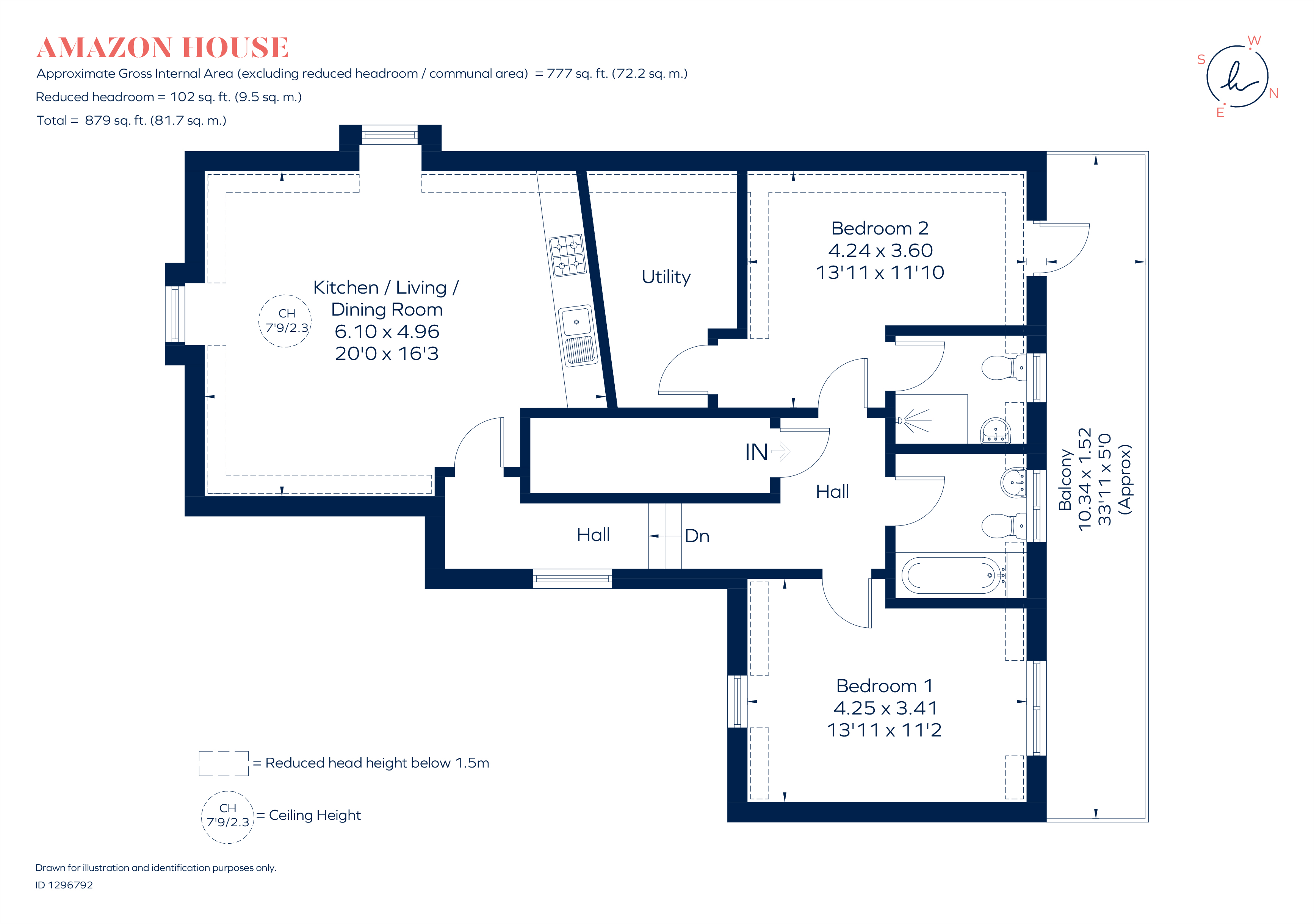 Apartment 7, Amazon House, Tyler Street, London floorplan
