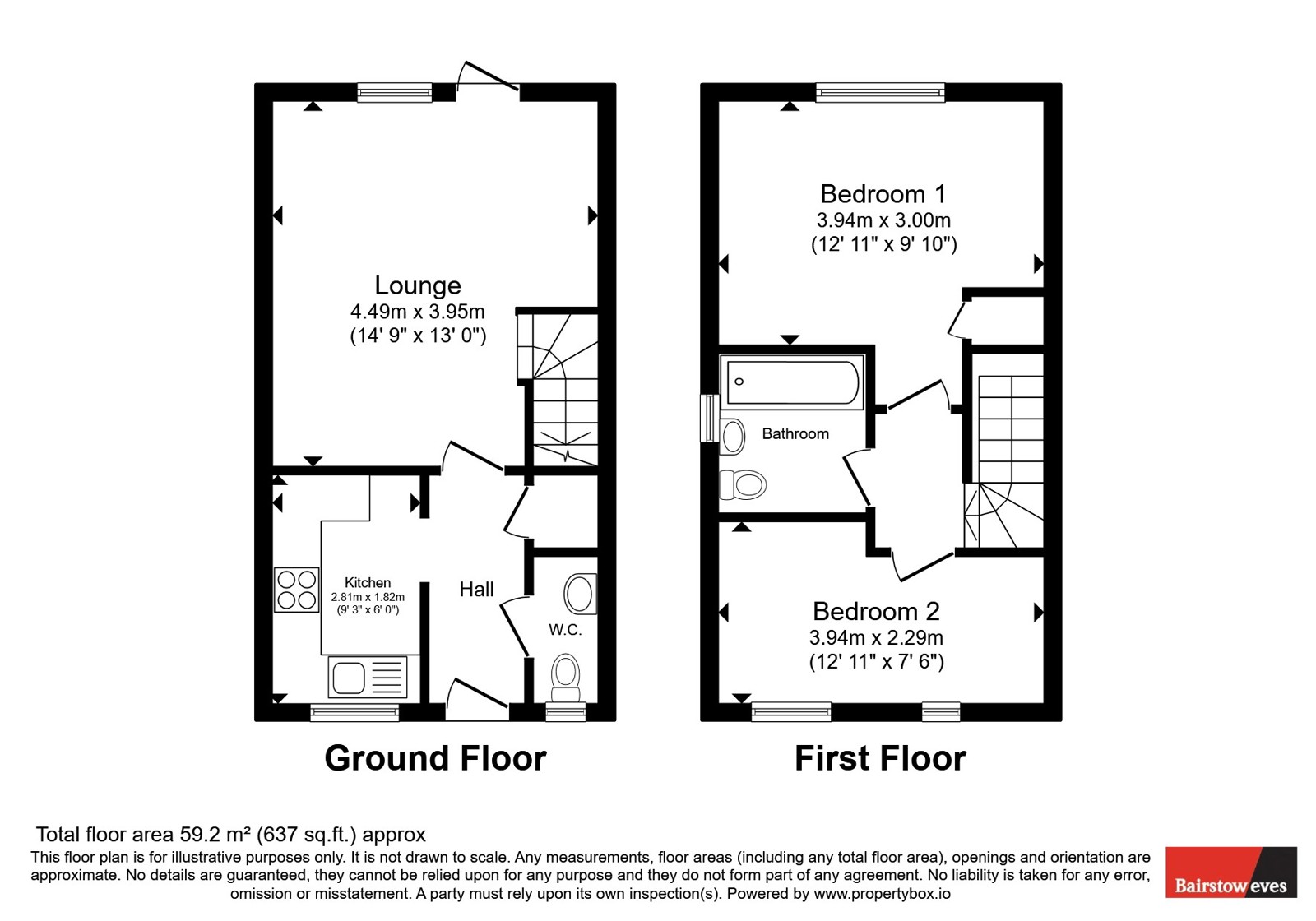 66a, Withycombe Drive, Oxfordshire floorplan