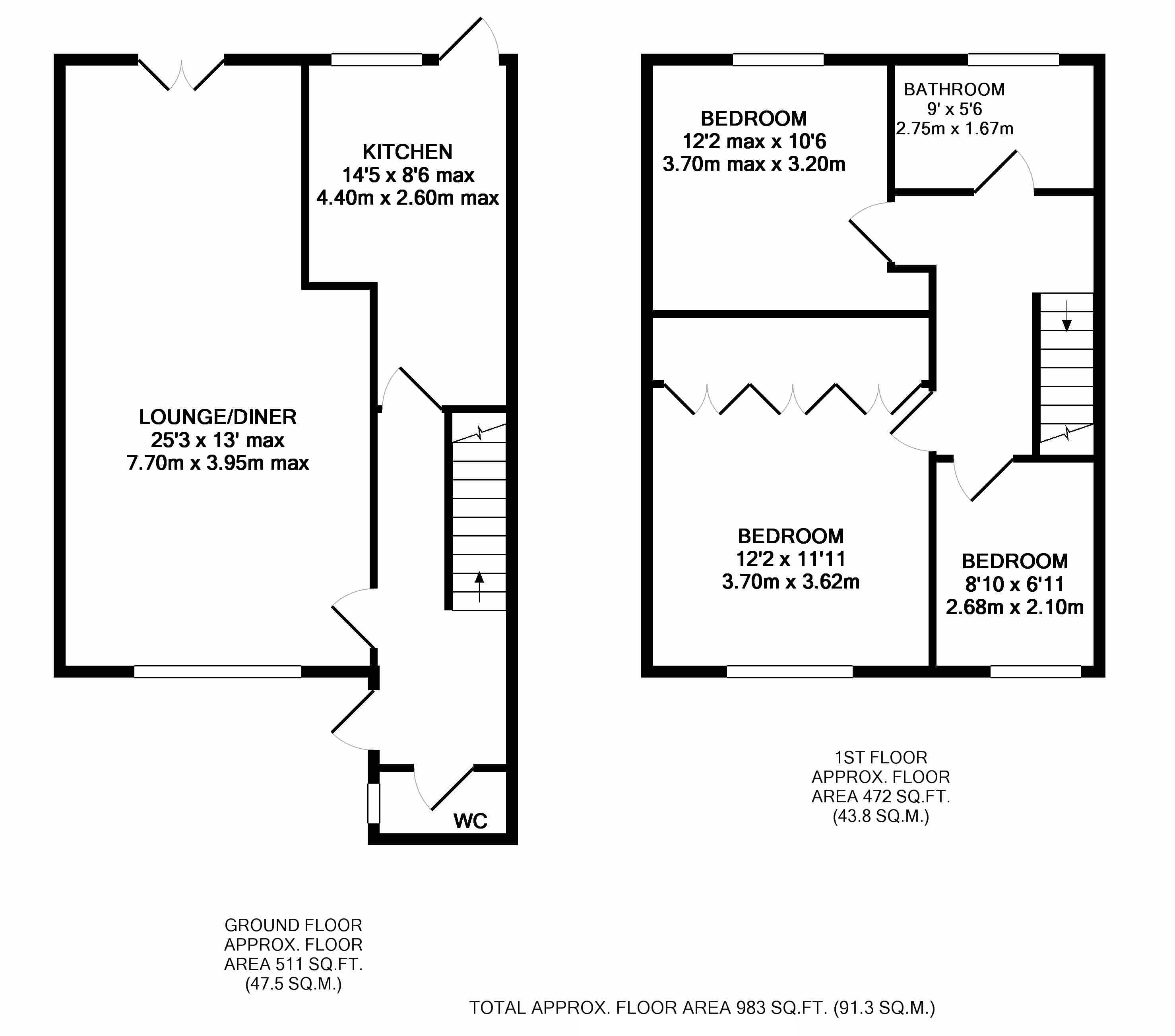 3 Bedrooms Terraced house for sale in Silverfield, Broxbourne EN10