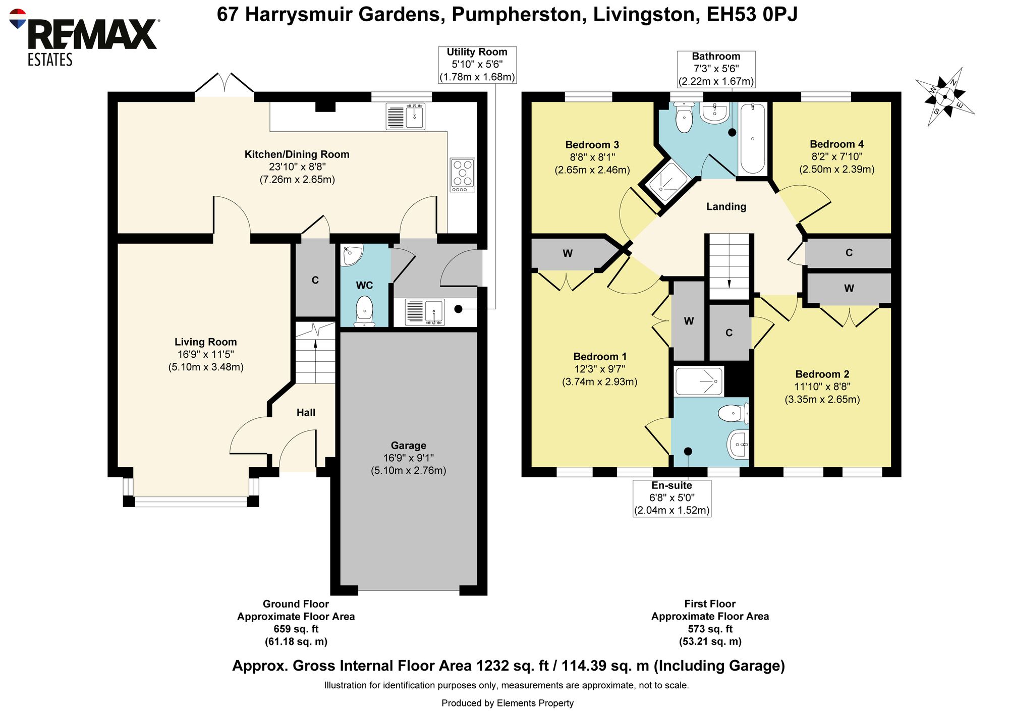 67 Harrysmuir Gardens, Livingston floorplan