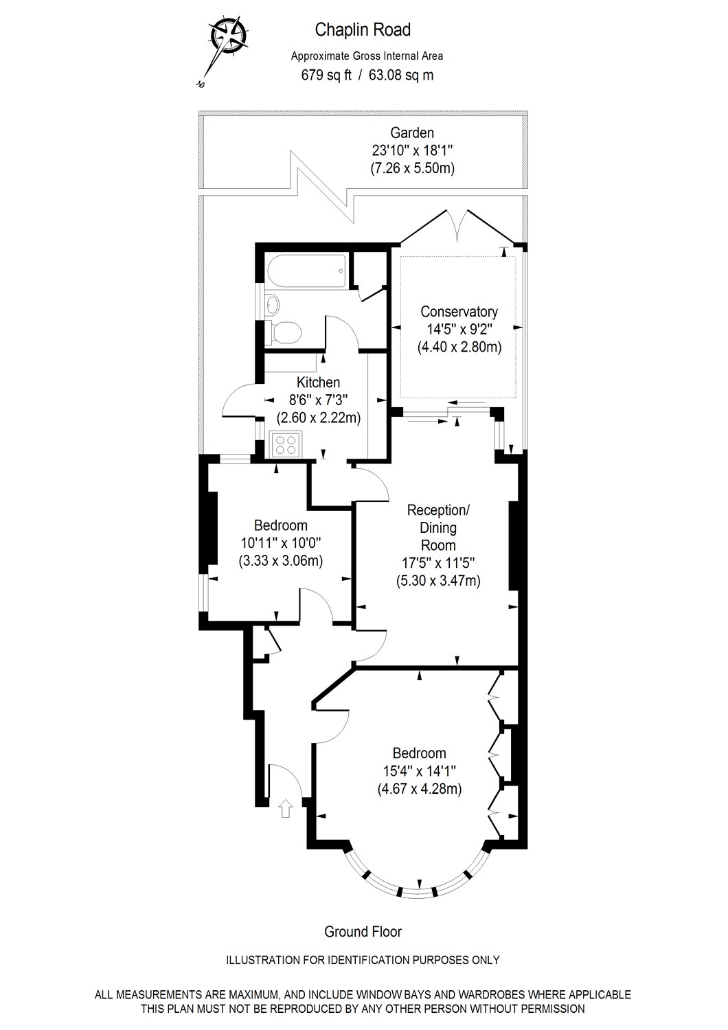 2 Bedrooms Flat for sale in Chaplin Road, Wembley, London HA0