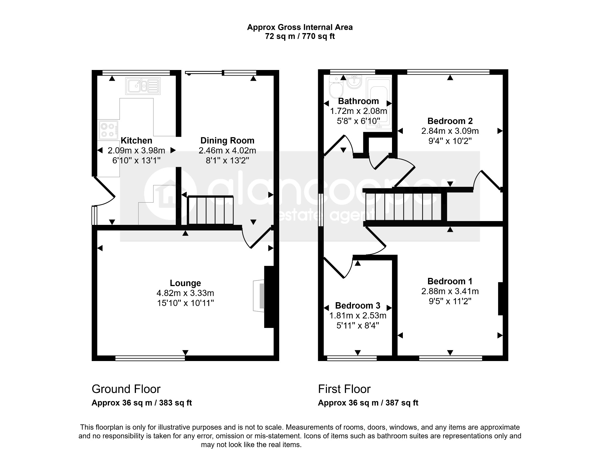 4, Brackendale Drive, Nuneaton floorplan