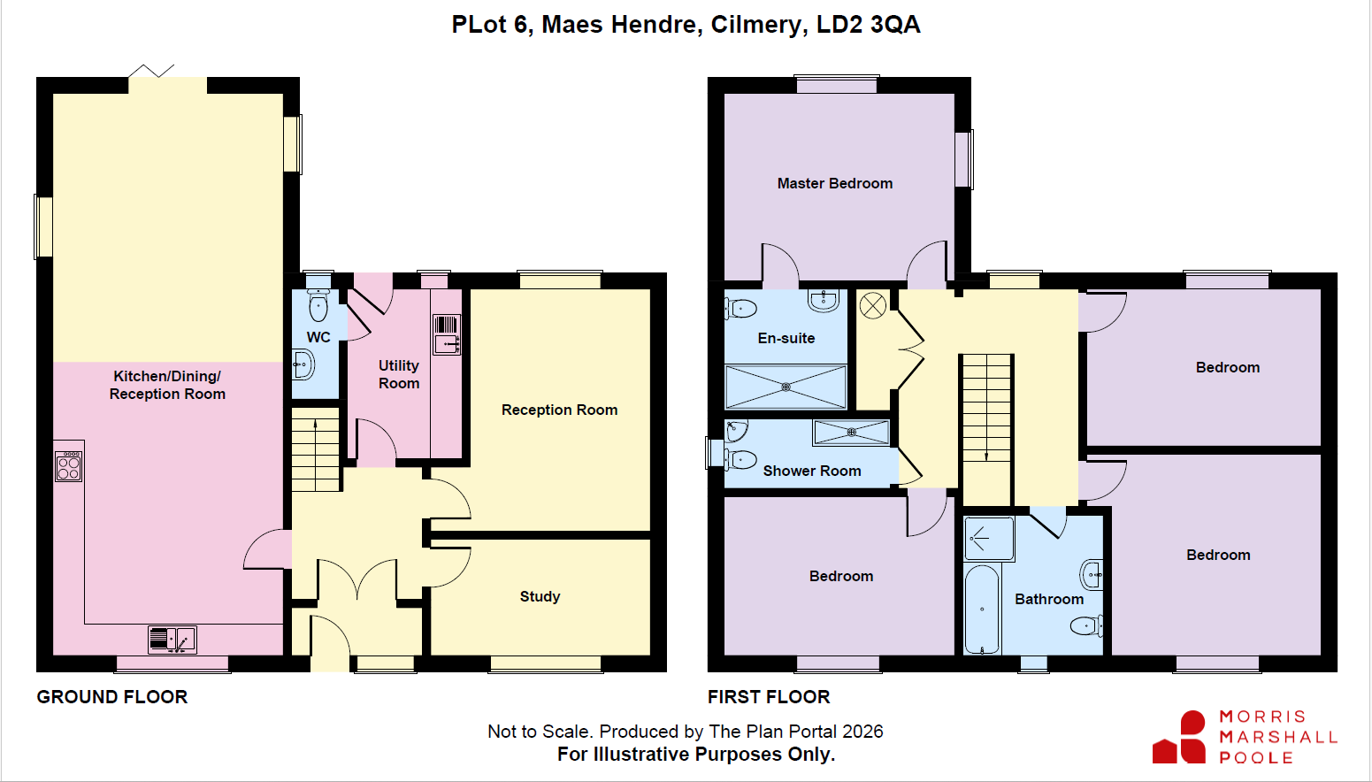 Plot 6 Maeshendre,, Cilmery, Powys floorplan