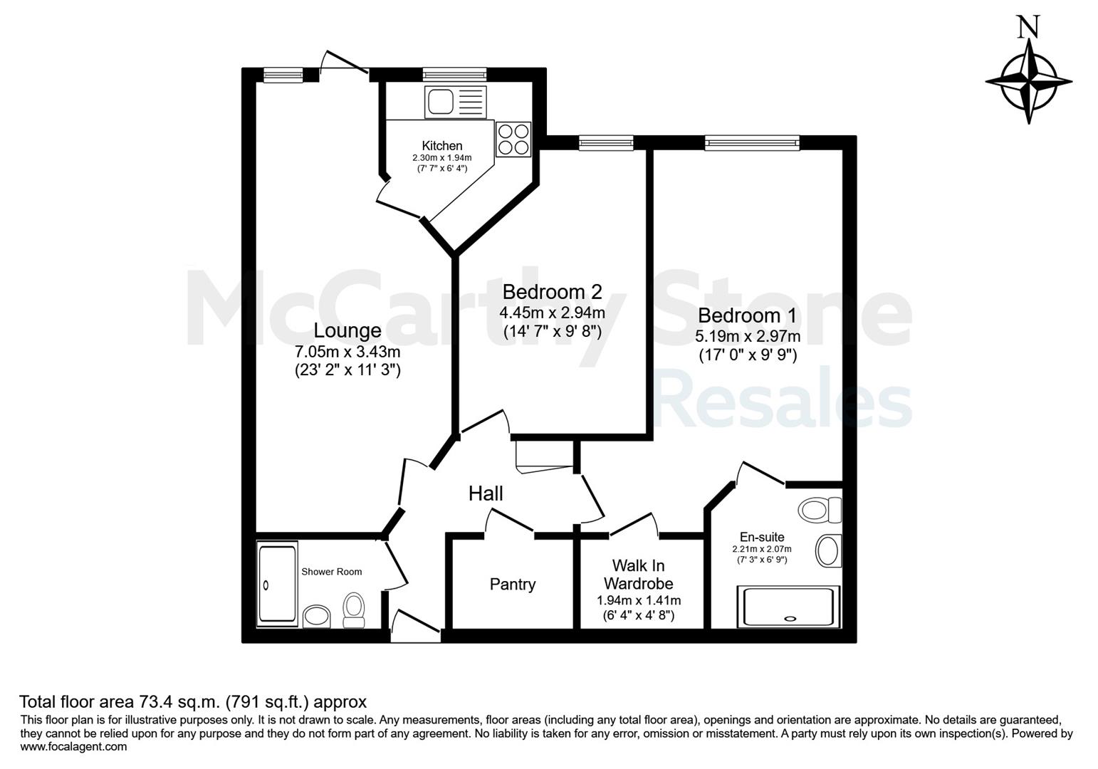 5 The Oaks, Cedar Avenue, Stoke-On-Trent floorplan
