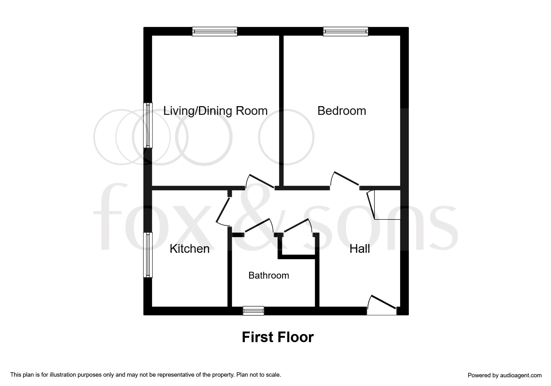 1 Bedrooms Flat for sale in Kilnbarn Court, Haywards Heath RH16