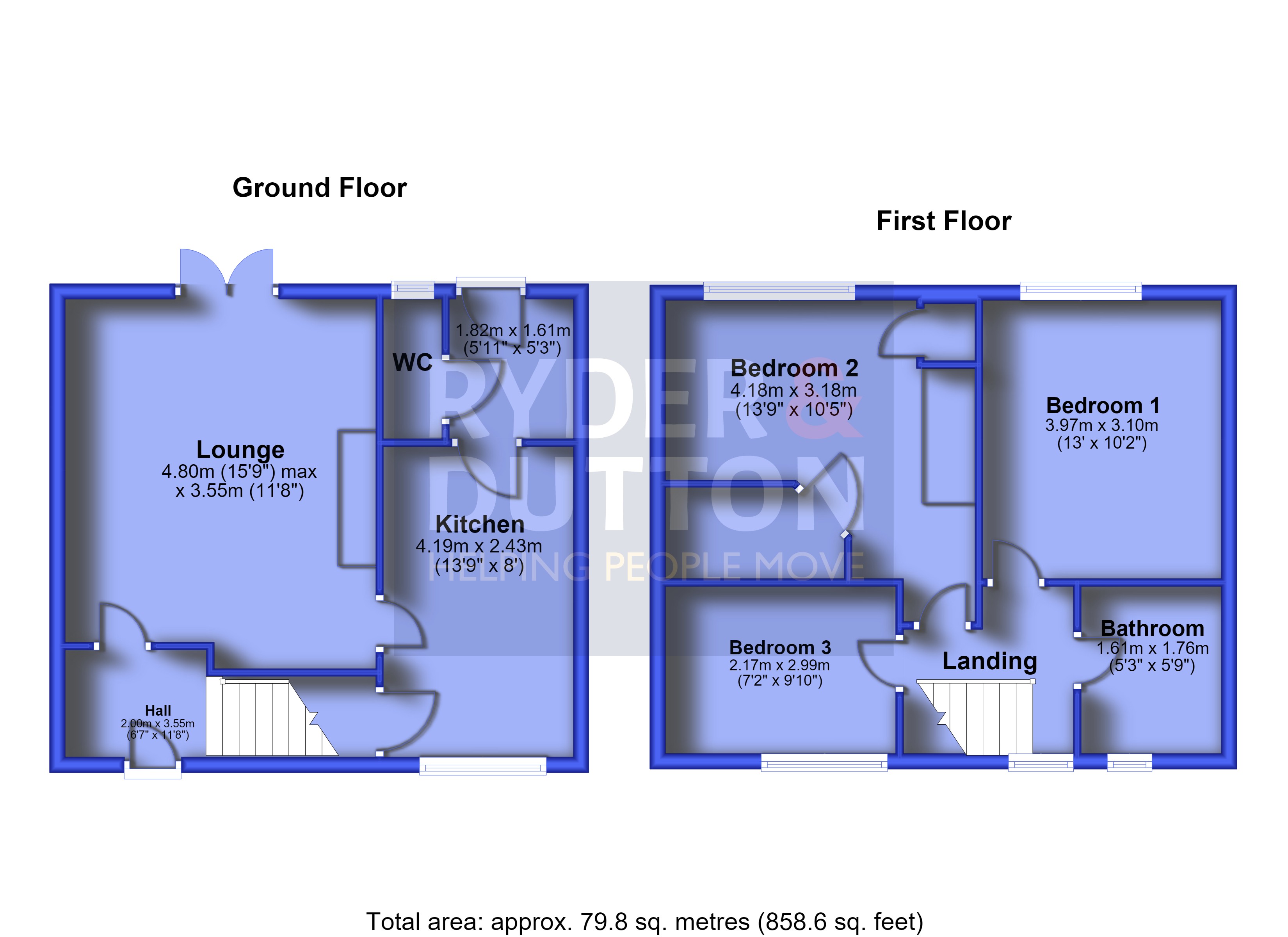 13, Kennington Avenue, Manchester floorplan