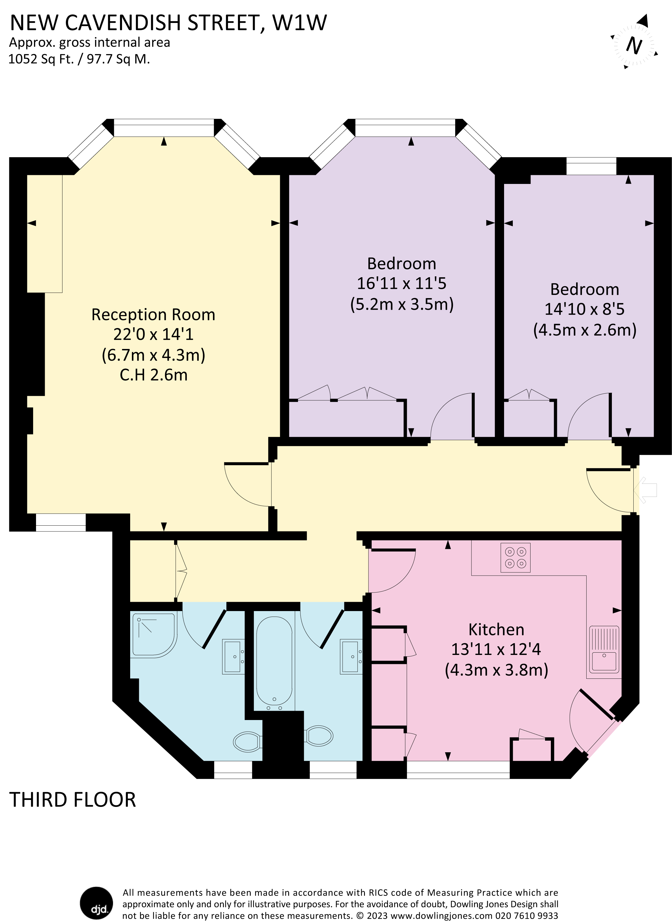 New Cavendish Street, London floorplan