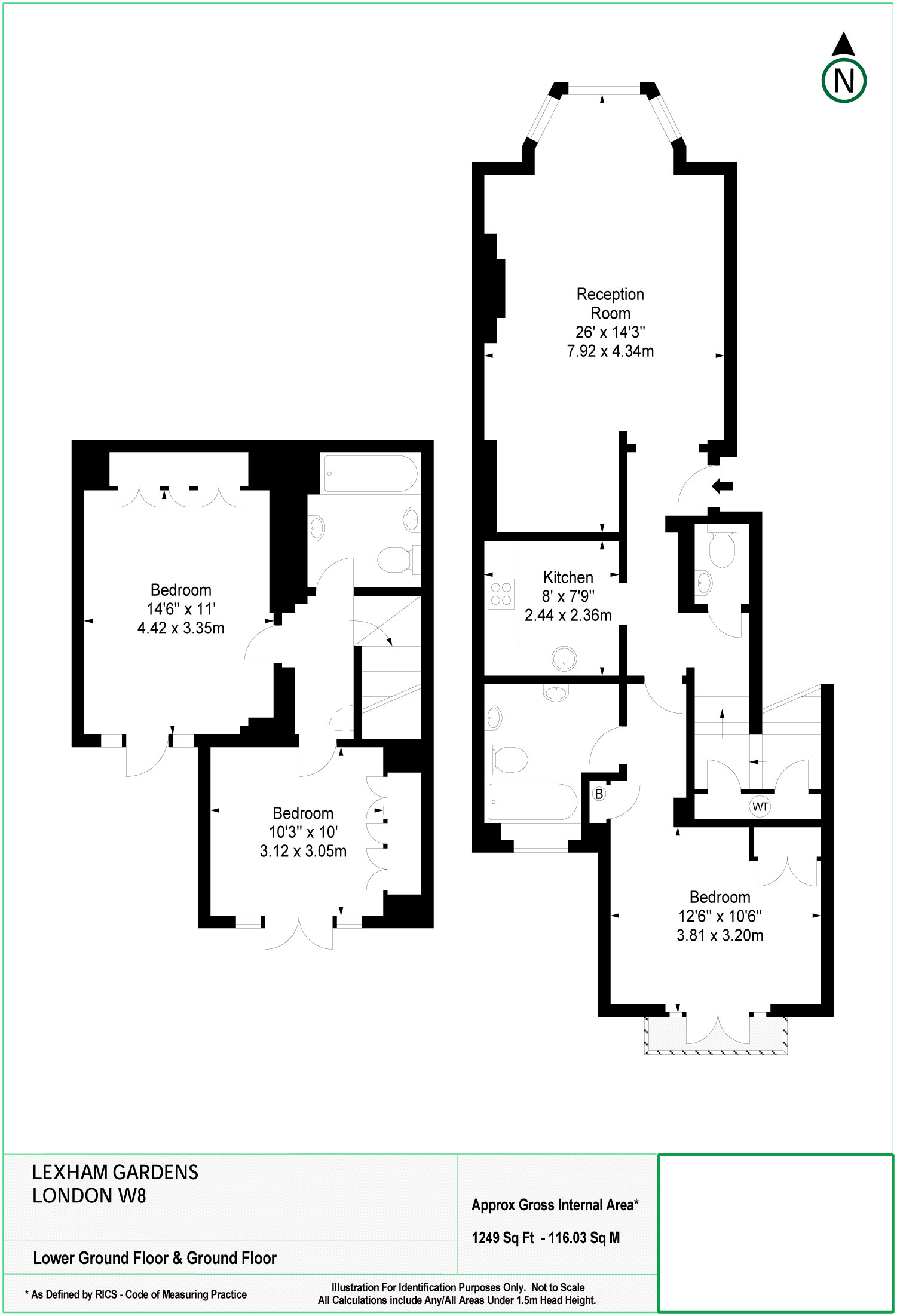 3 Bedrooms Flat to rent in Lexham Gardens, High Street Kensington, London W8