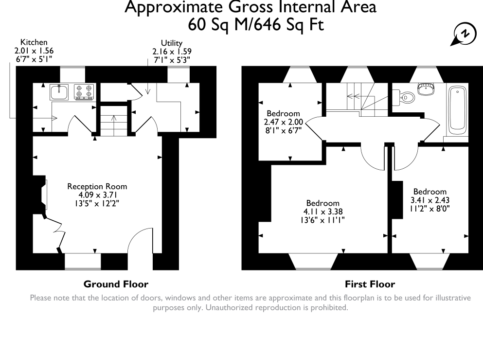 9, Lonsdale Terrace, Dearham floorplan