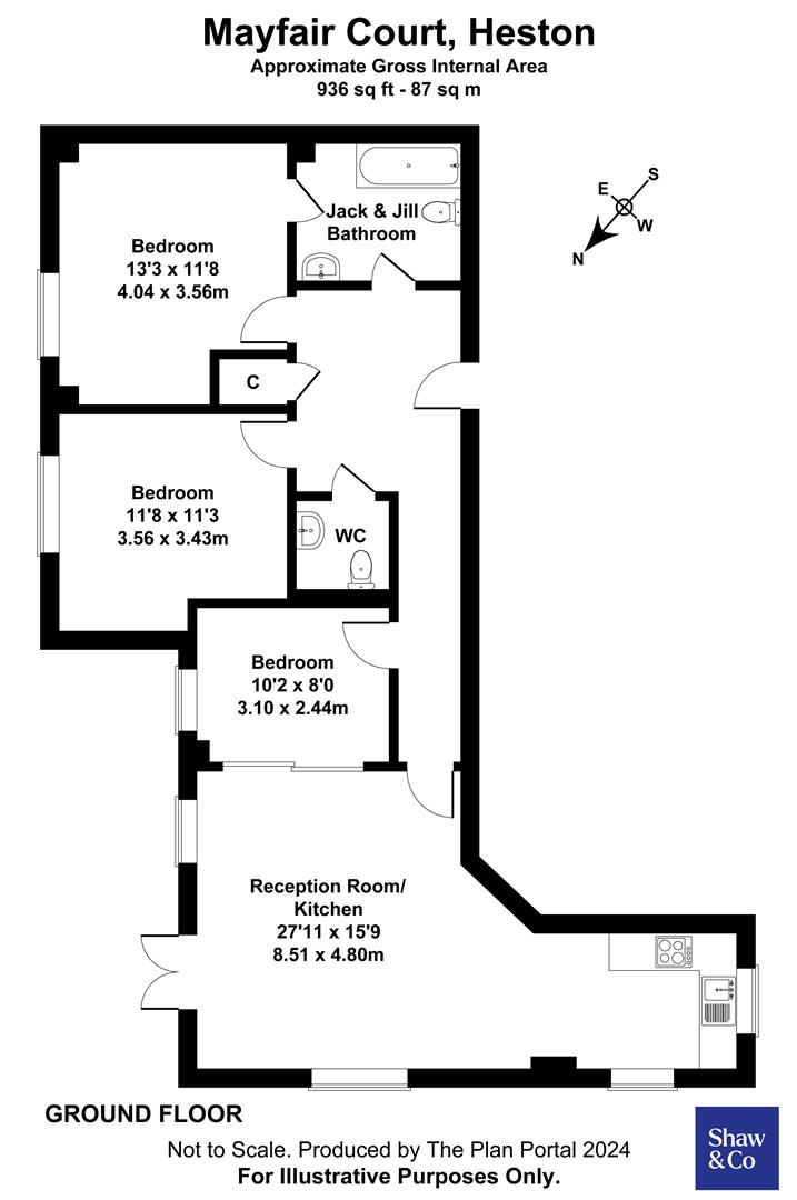 Mayfair Court, Flat 29, Hunting Place, Hounslow floorplan