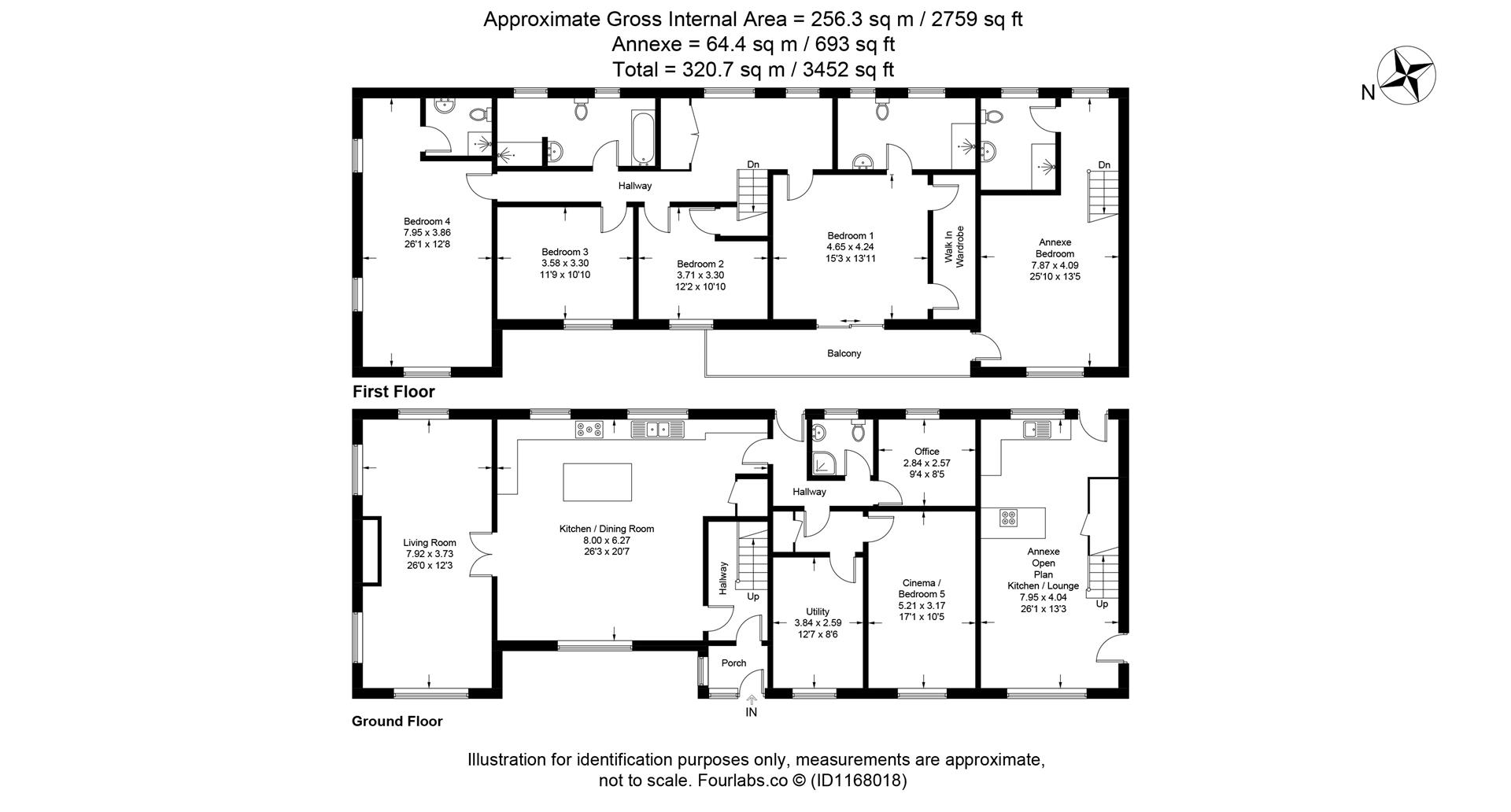 Riverside House, Newnham Bridge, Umberleigh floorplan
