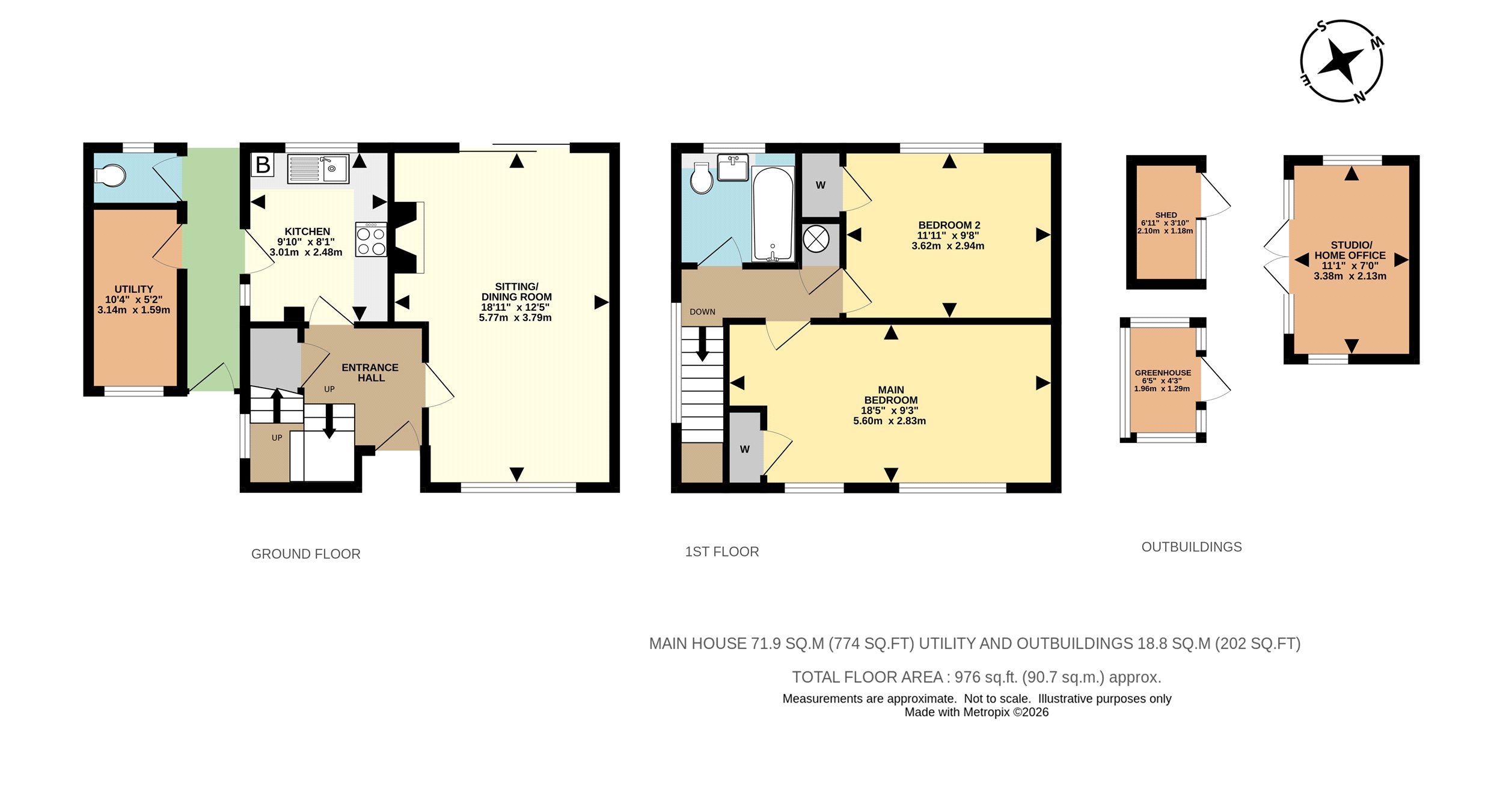 42, Ashdown Road, Surrey floorplan