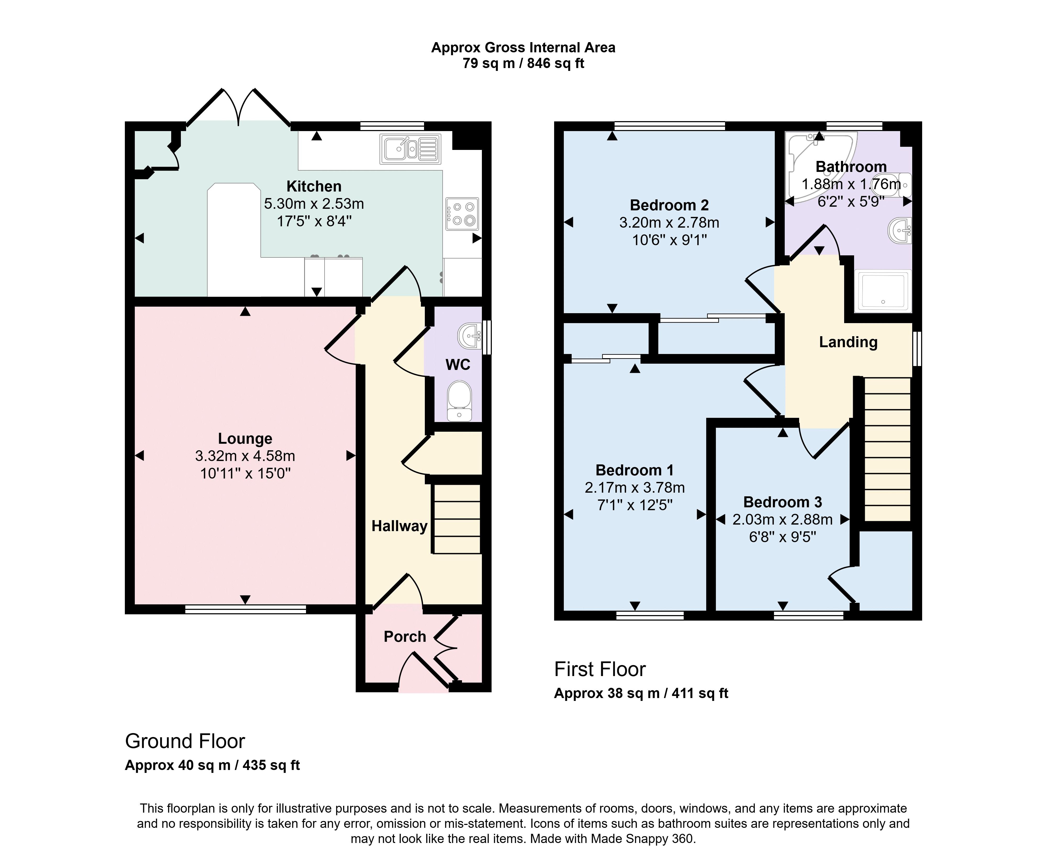 18, Levenbank Terrace, Jamestown floorplan