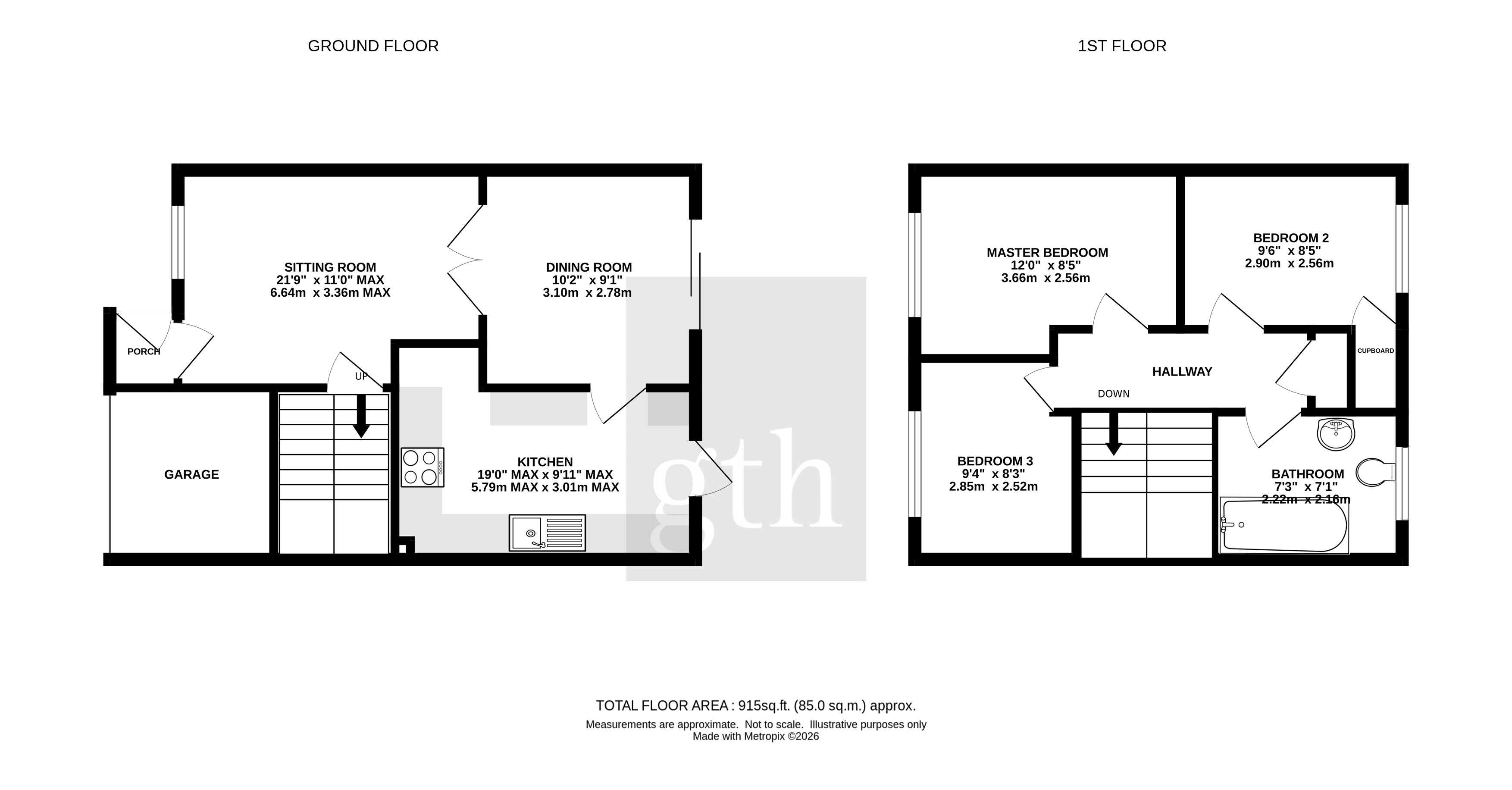64, Lime Tree Avenue, Somerset floorplan