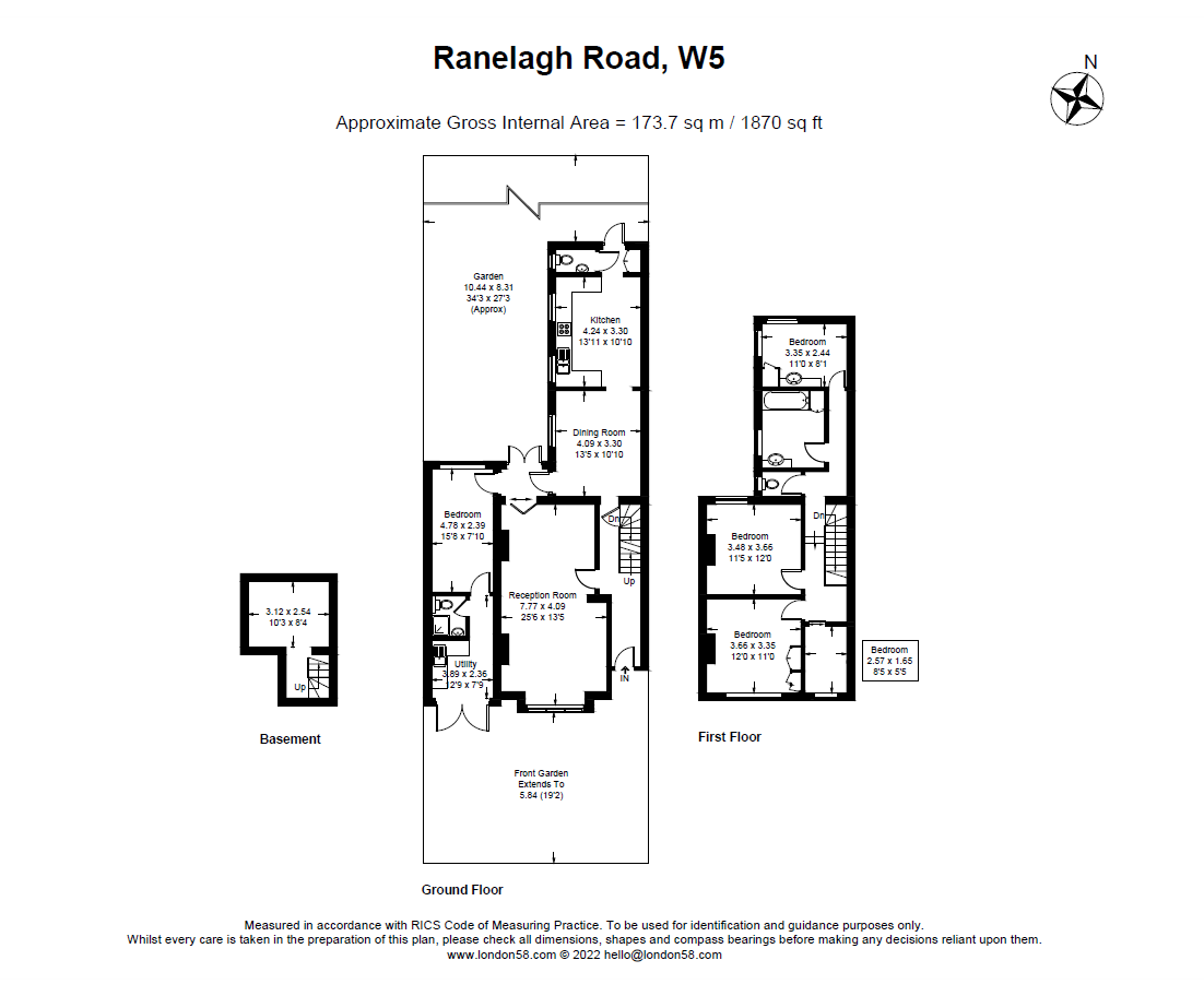 Ranelagh Road, Ealing, London W5, 5 bedroom semidetached house for