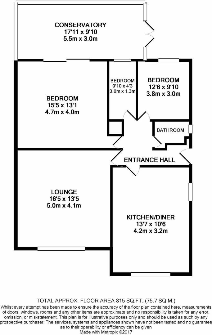 5, Moorside Close, Barnsley floorplan