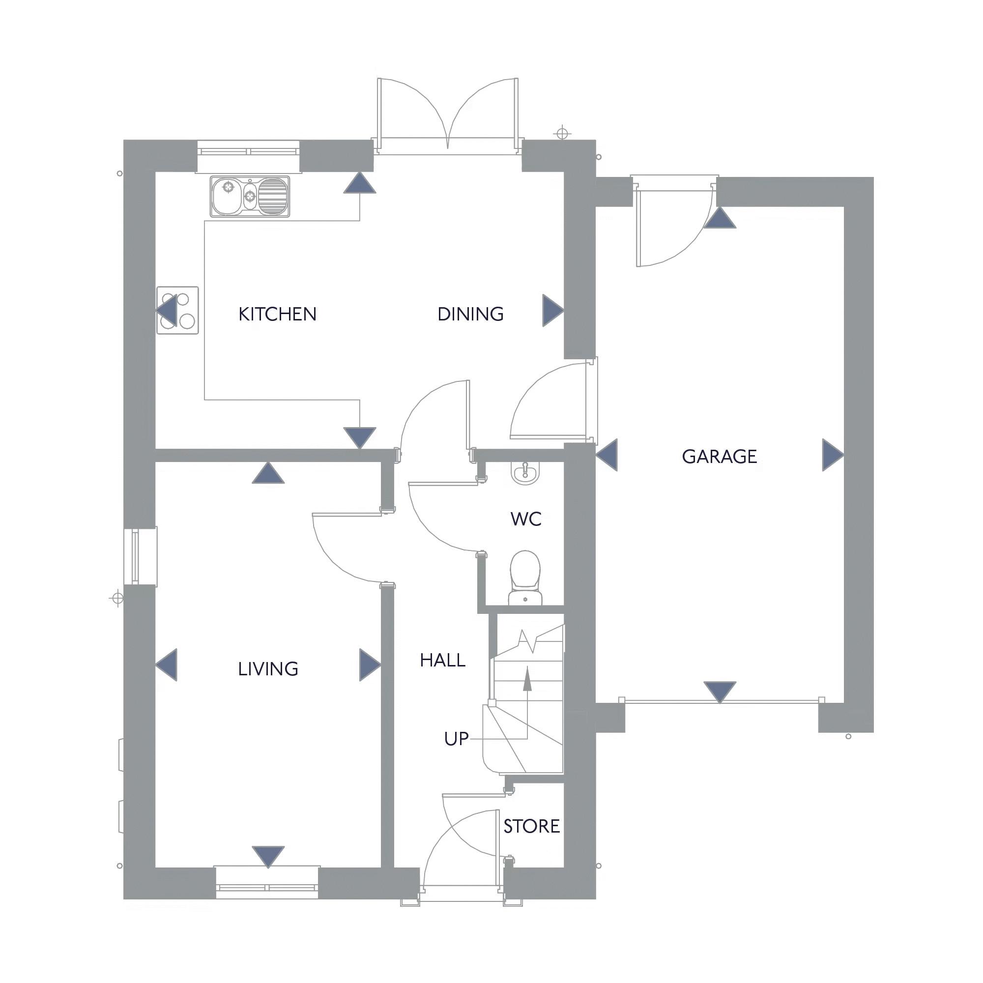 Plot 6 The Rawcliffe, Main Street, York floorplan
