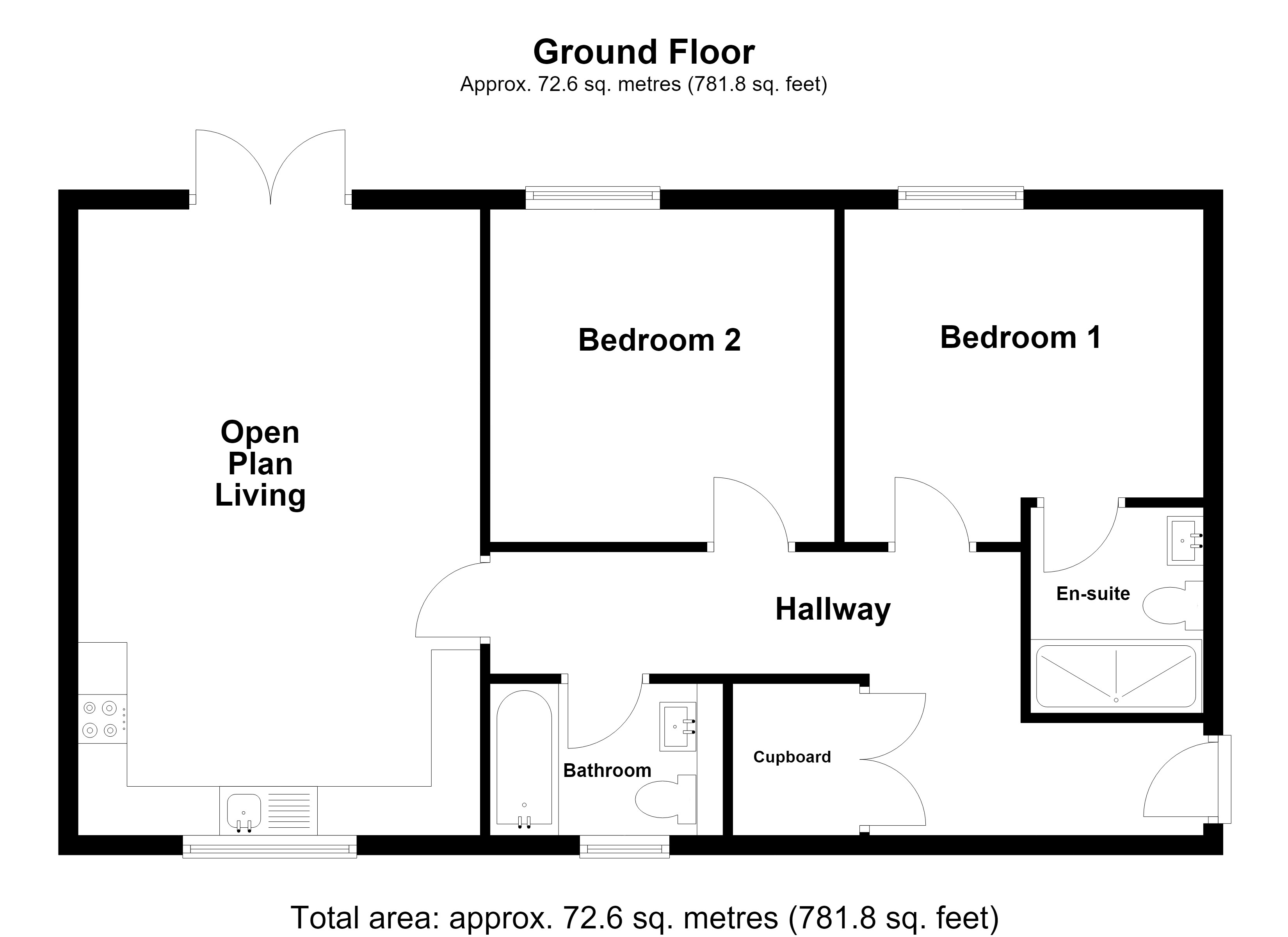 3, Robin Road, Ashford floorplan