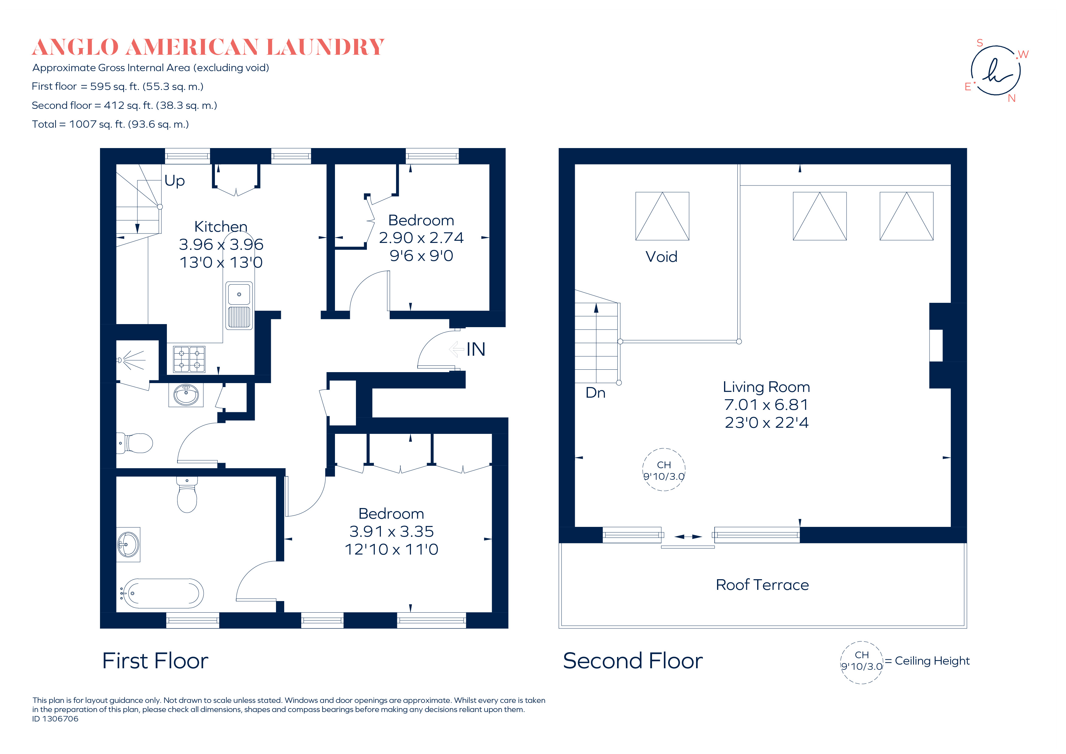 Flat 10, Anglo American Laundry, Burmester Road, London floorplan