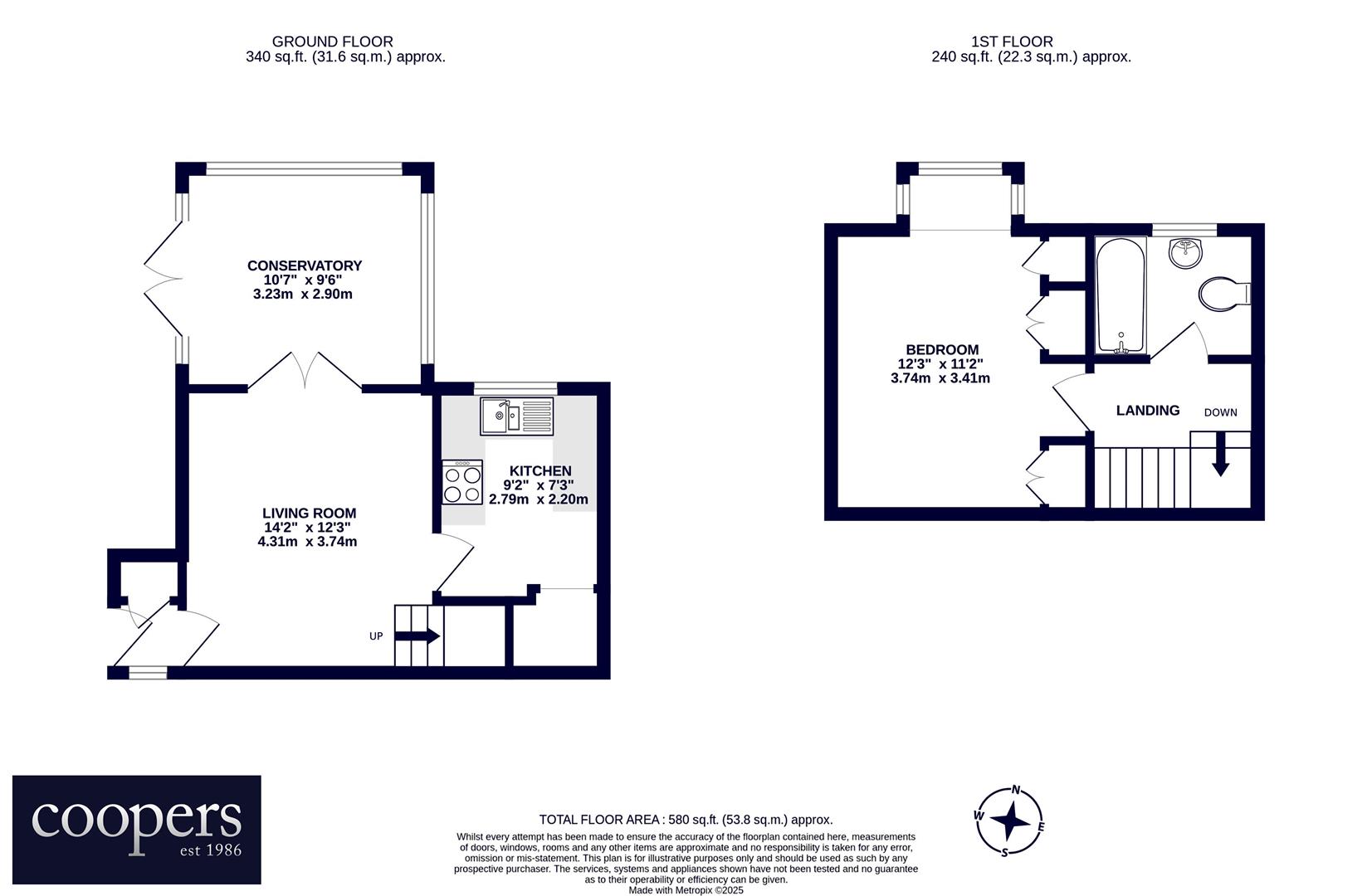 11, Newcombe Rise, West Drayton floorplan