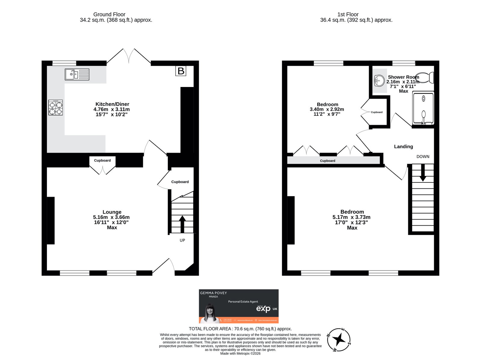 8, Victoria Terrace, Crickhowell floorplan