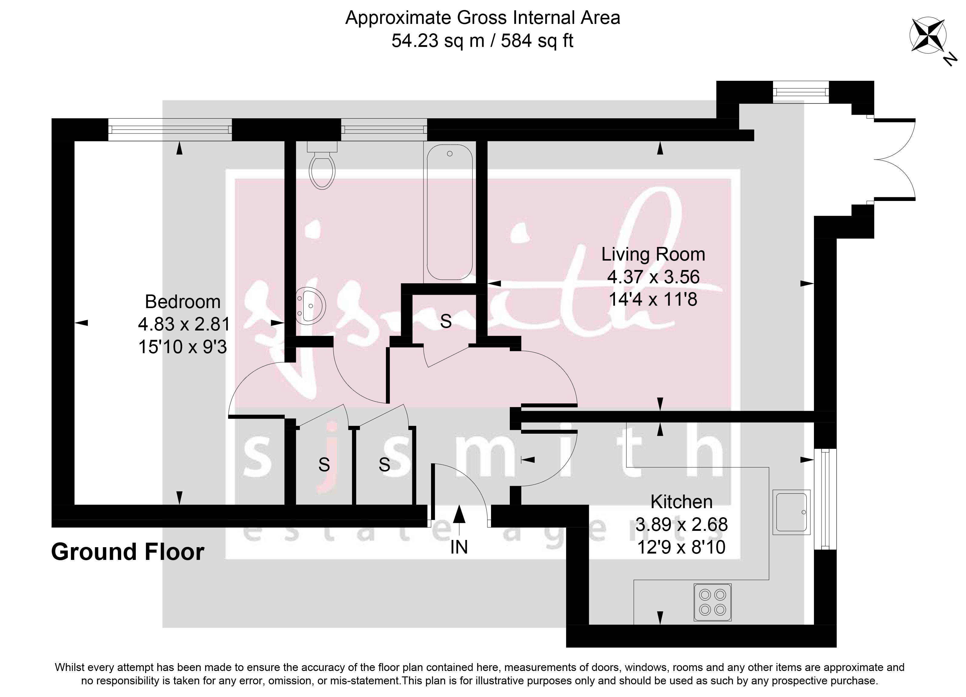1, Laurel Gardens, Ashford floorplan