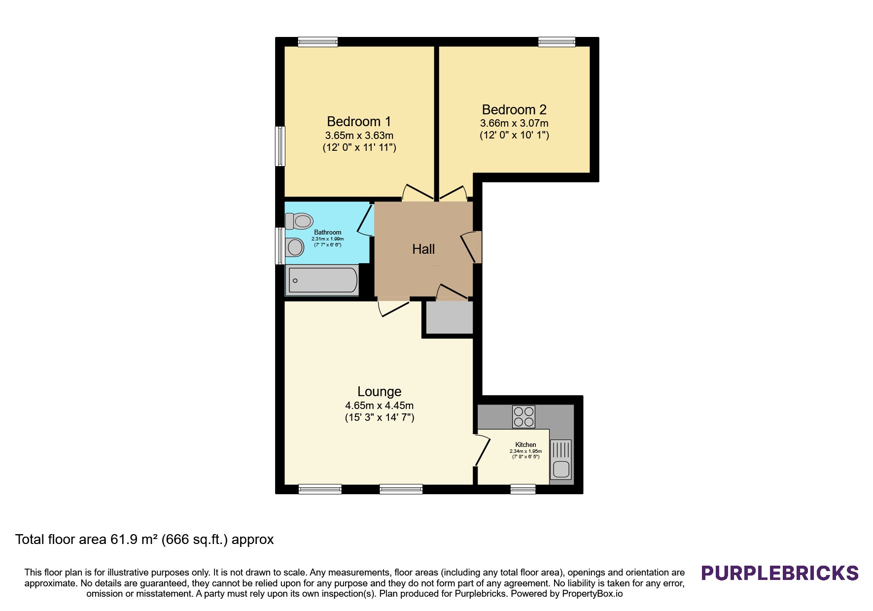 5d, Radnor Place, Liverpool floorplan